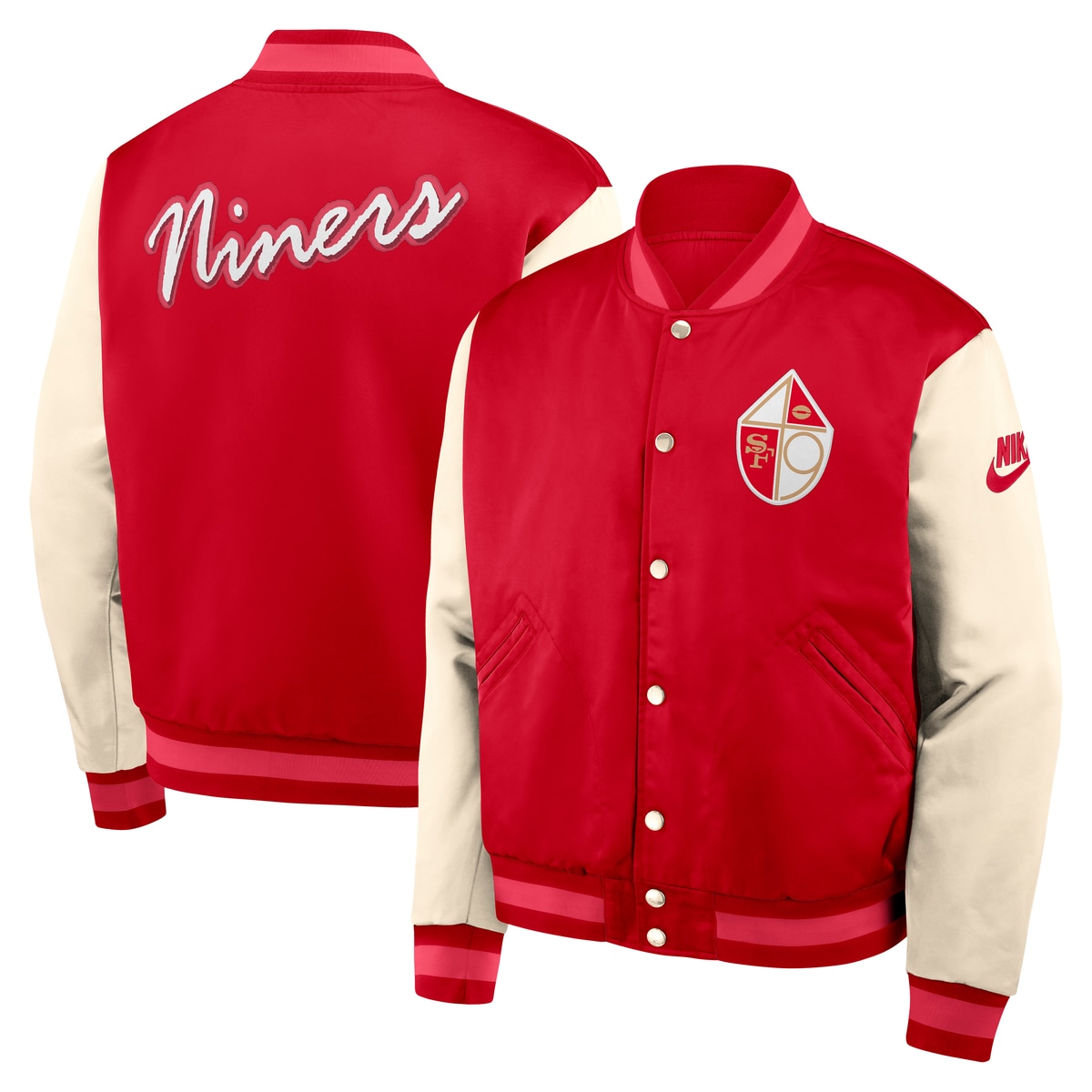 Nike Collegejacke "Nike Collegejacke San Francisco 49ers Nike Legacy Bomber Jacket"