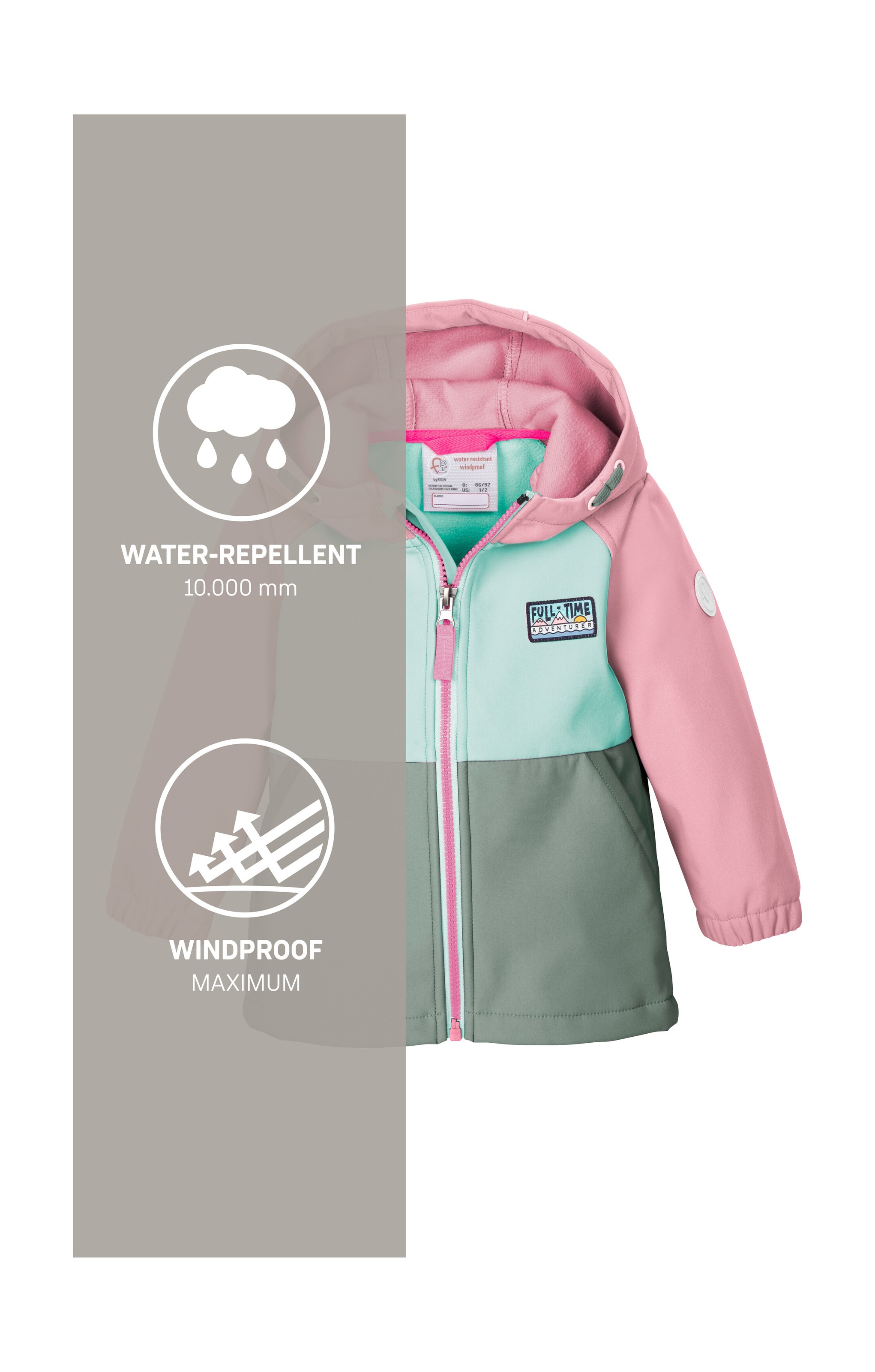 first instinct by killtec Softshelljacke »FIOS 13 MNS SFTSHLL JCKT«, Softshelljacke: wasserabweisend, winddicht, PFAS-frei imprägniert
