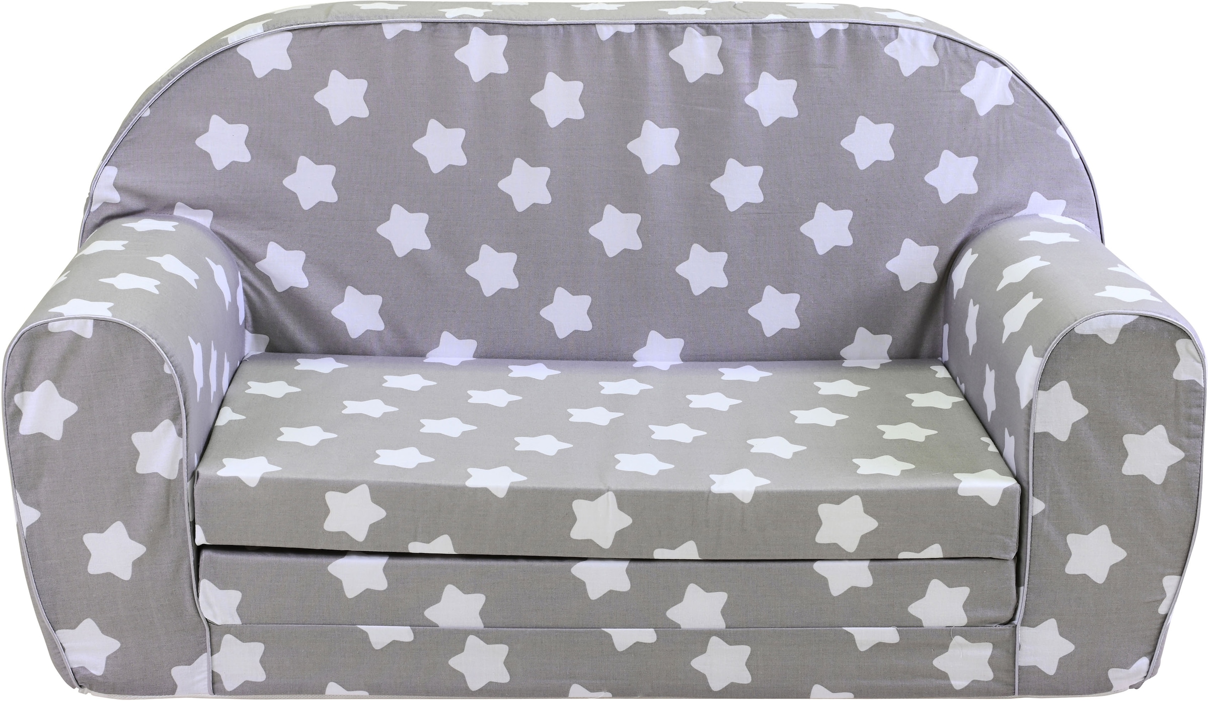 Knorrtoys® Sofa »Grey White Stars«, für Kinder; Made in Europe