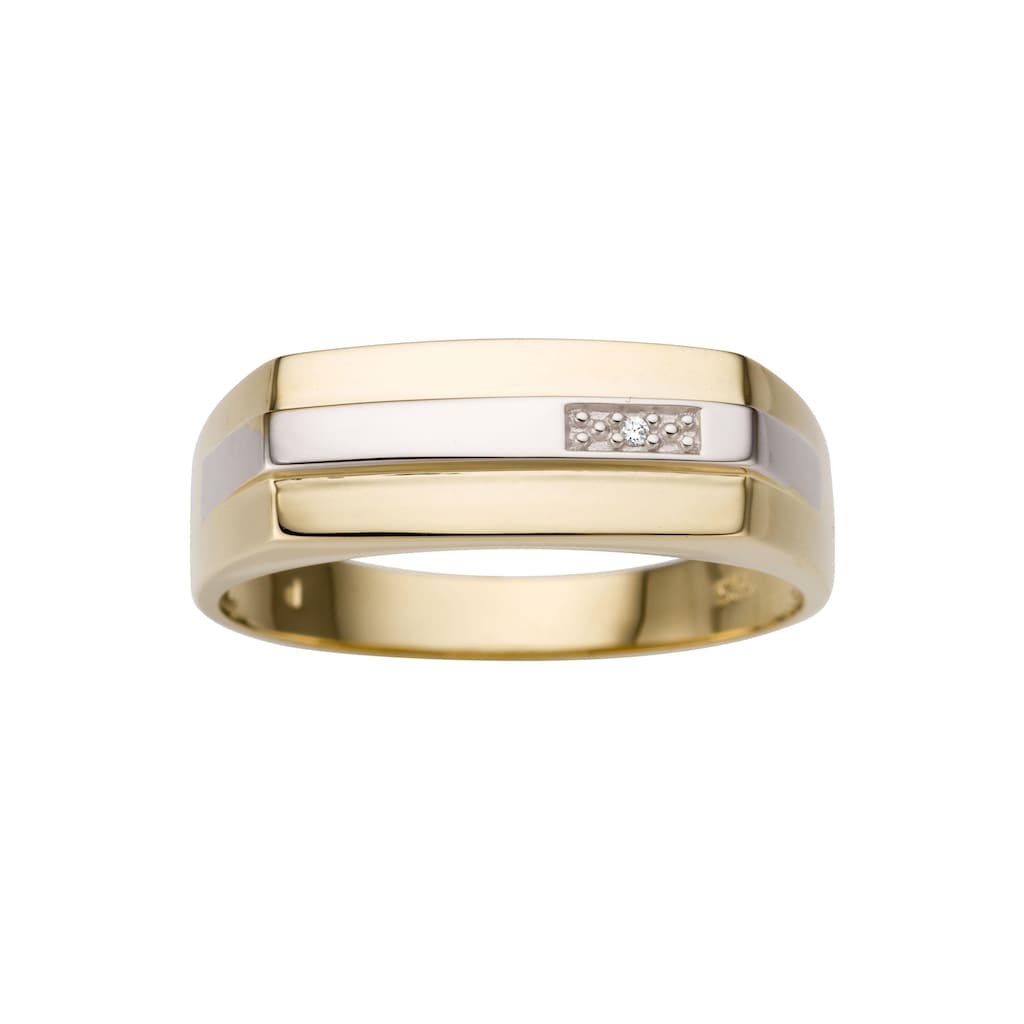 Firetti Goldring »Schmuck Geschenk Gold 333 Herrenring Goldring Siegelring«