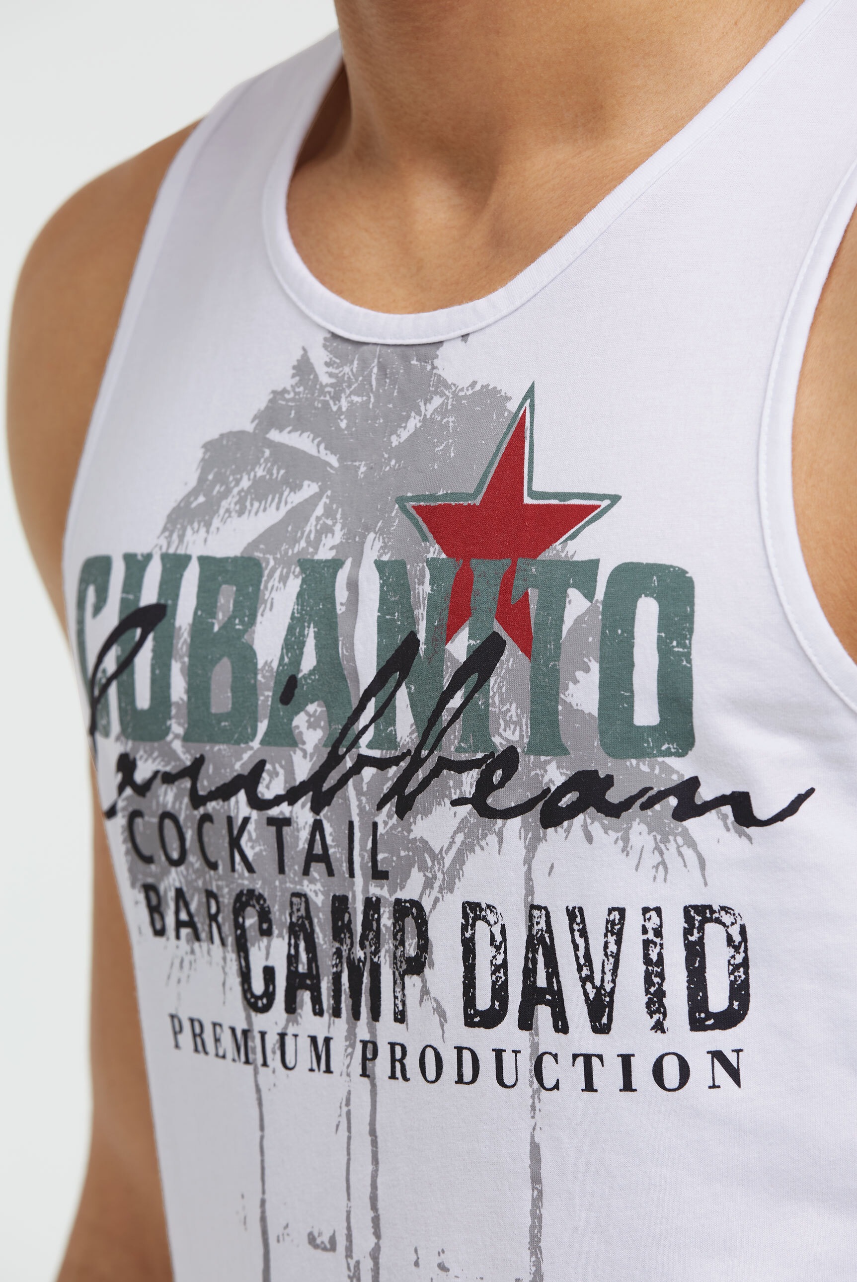 CAMP DAVID Tanktop aus Baumwolle