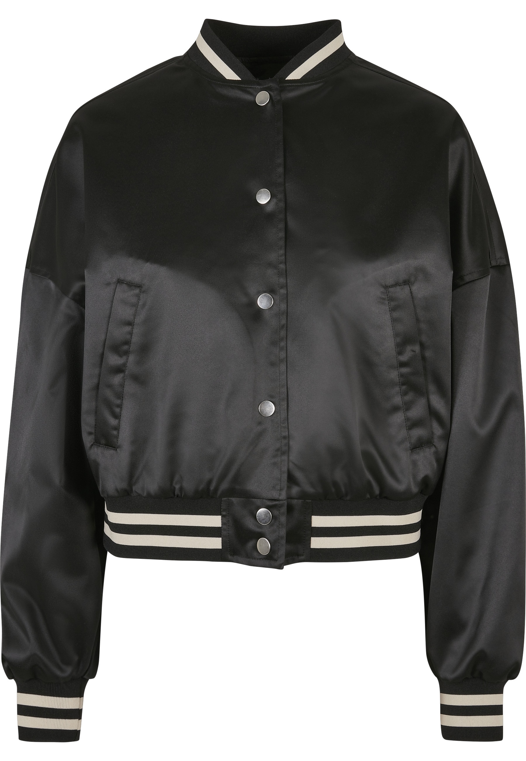 URBAN CLASSICS Collegejacke "Urban Classics Damen Ladies Short Oversized Sa günstig online kaufen