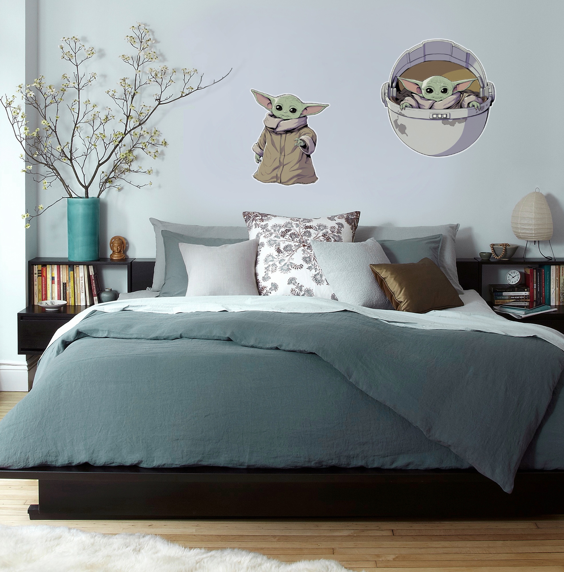 Komar Wandtattoo »Star Wars The Child - Größe 50 x 70 cm«, (2 St.), selbstklebend, Wandsticker, Kinderzimmer