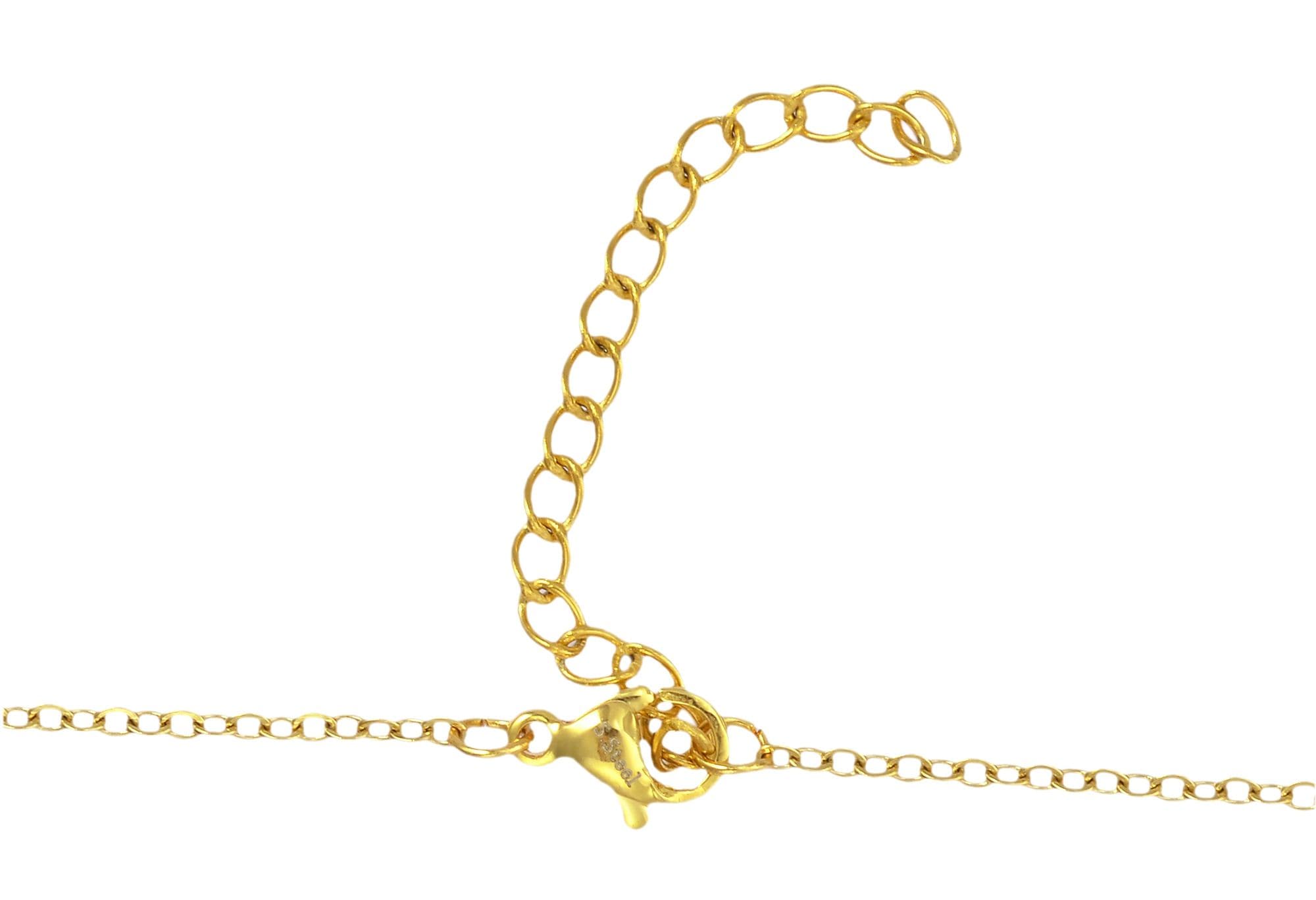 Adelia´s Kette ohne Anhänger »Damen Halskette aus Edelstahl mit Strass Steinchen 43 cm« Ein Geschenk, das Freude macht