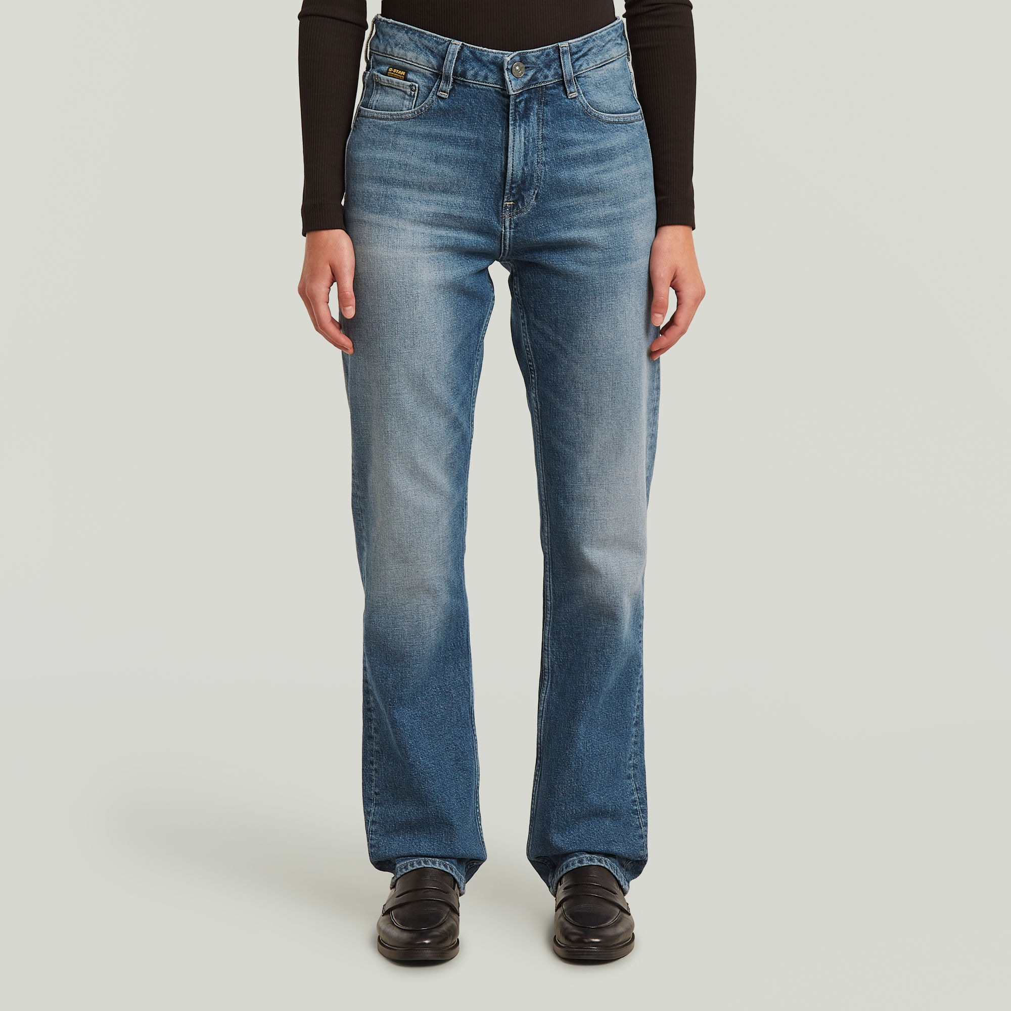 G-STAR Straight-Jeans "Iggie Wmn" Mid Rise günstig online kaufen