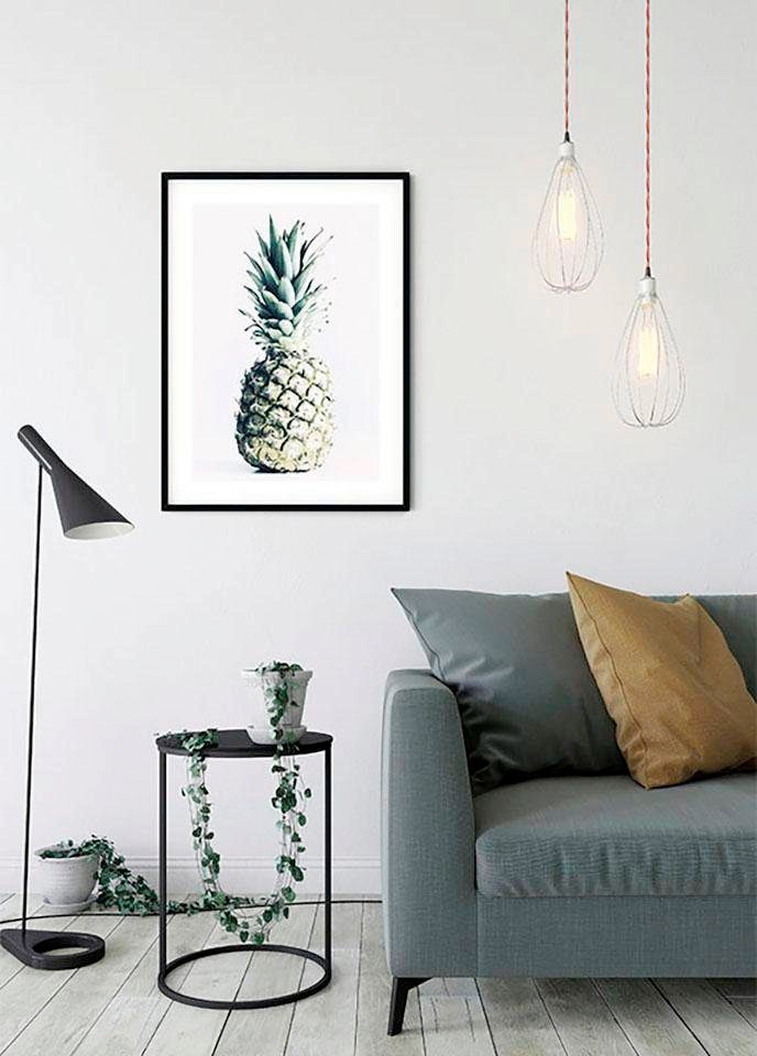 Komar Bild »Pineapple«, Obst, (1 St.), Wandbild zur Dekoration - ohne Rahmen