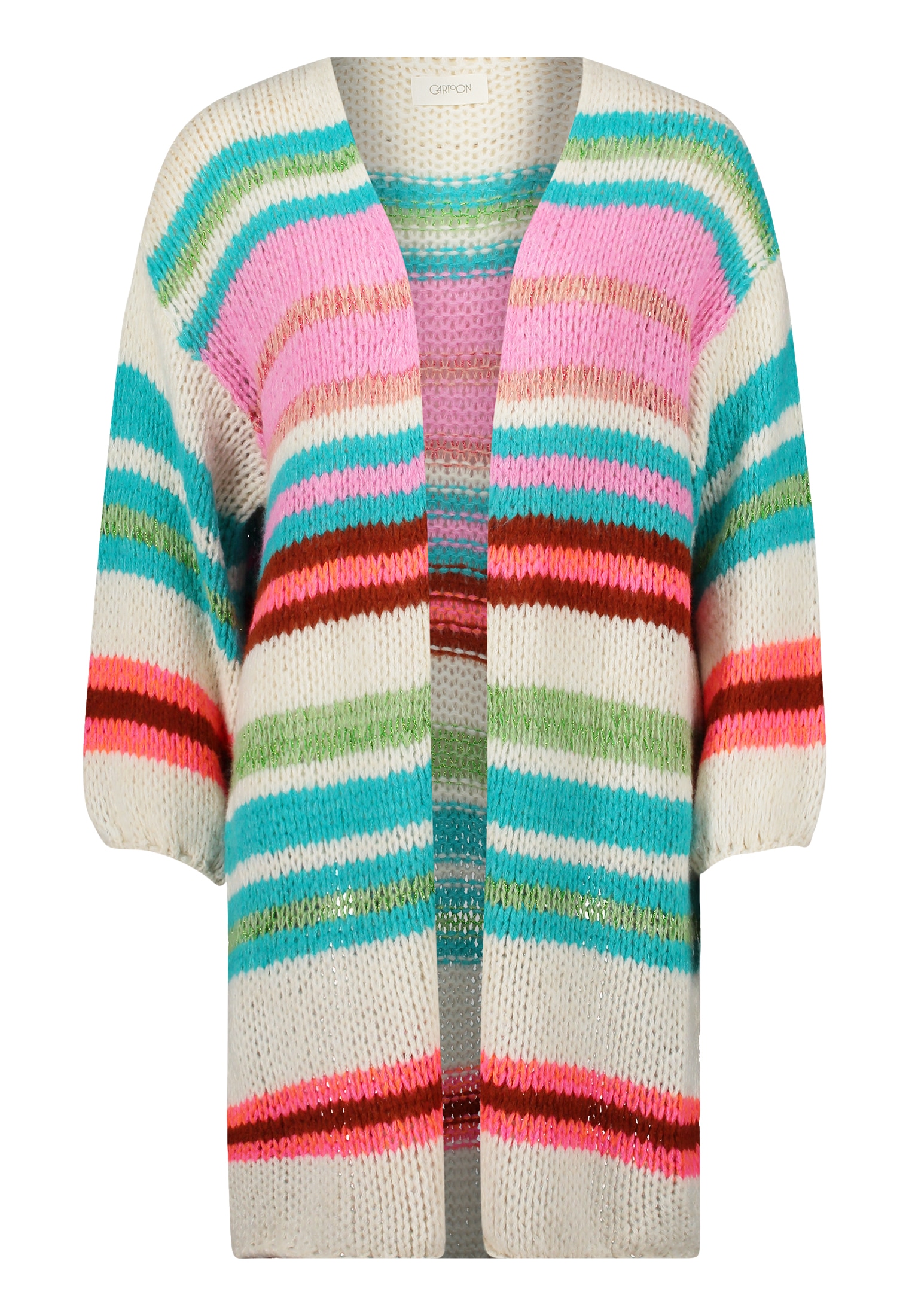 Cartoon Strickjacke »Cartoon Strick-Cardigan mit Blockstreifen«, Color Blocking