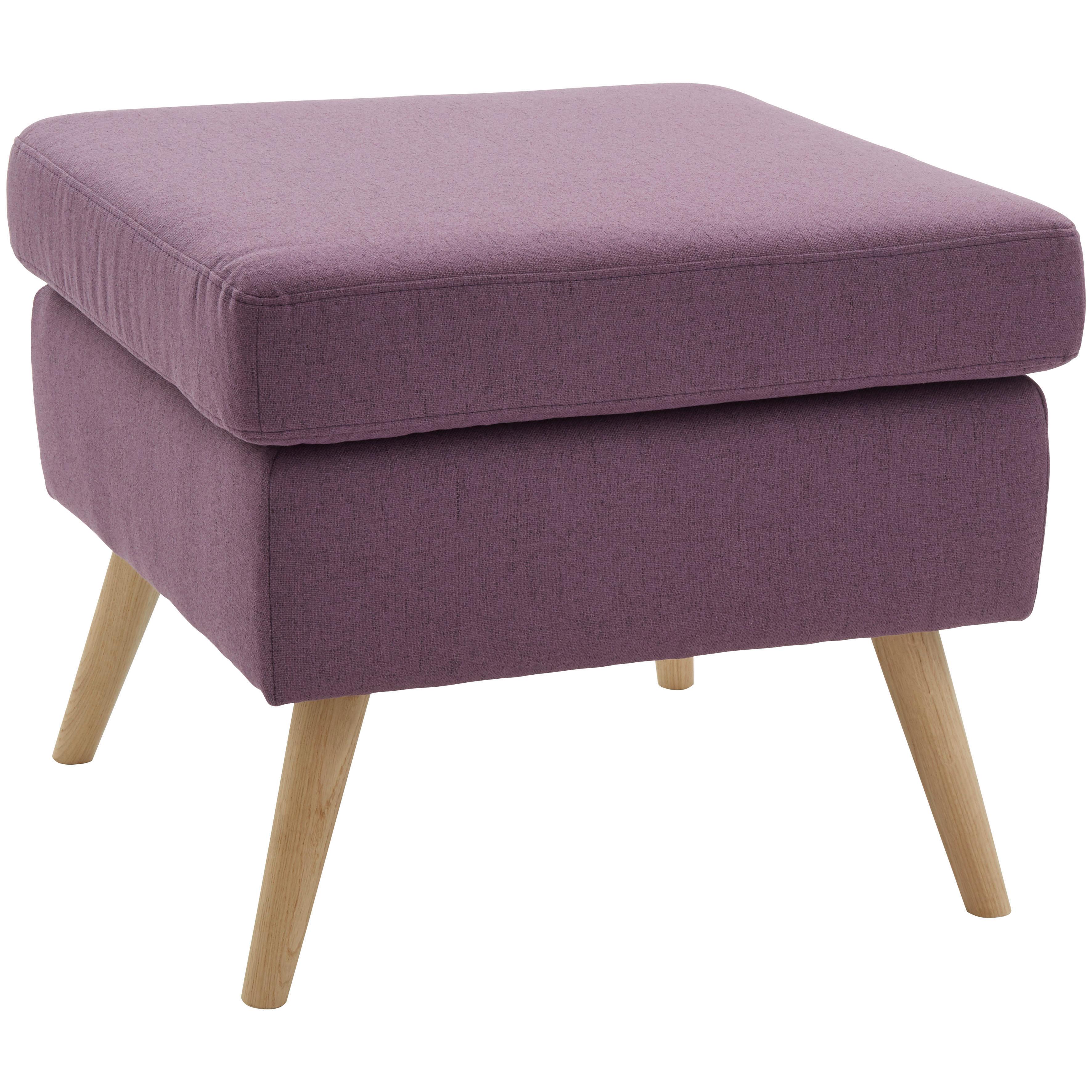 OTTO home Hocker "Salla" Bezug auch in Luxus-Microfaser in Teddyfelloptik