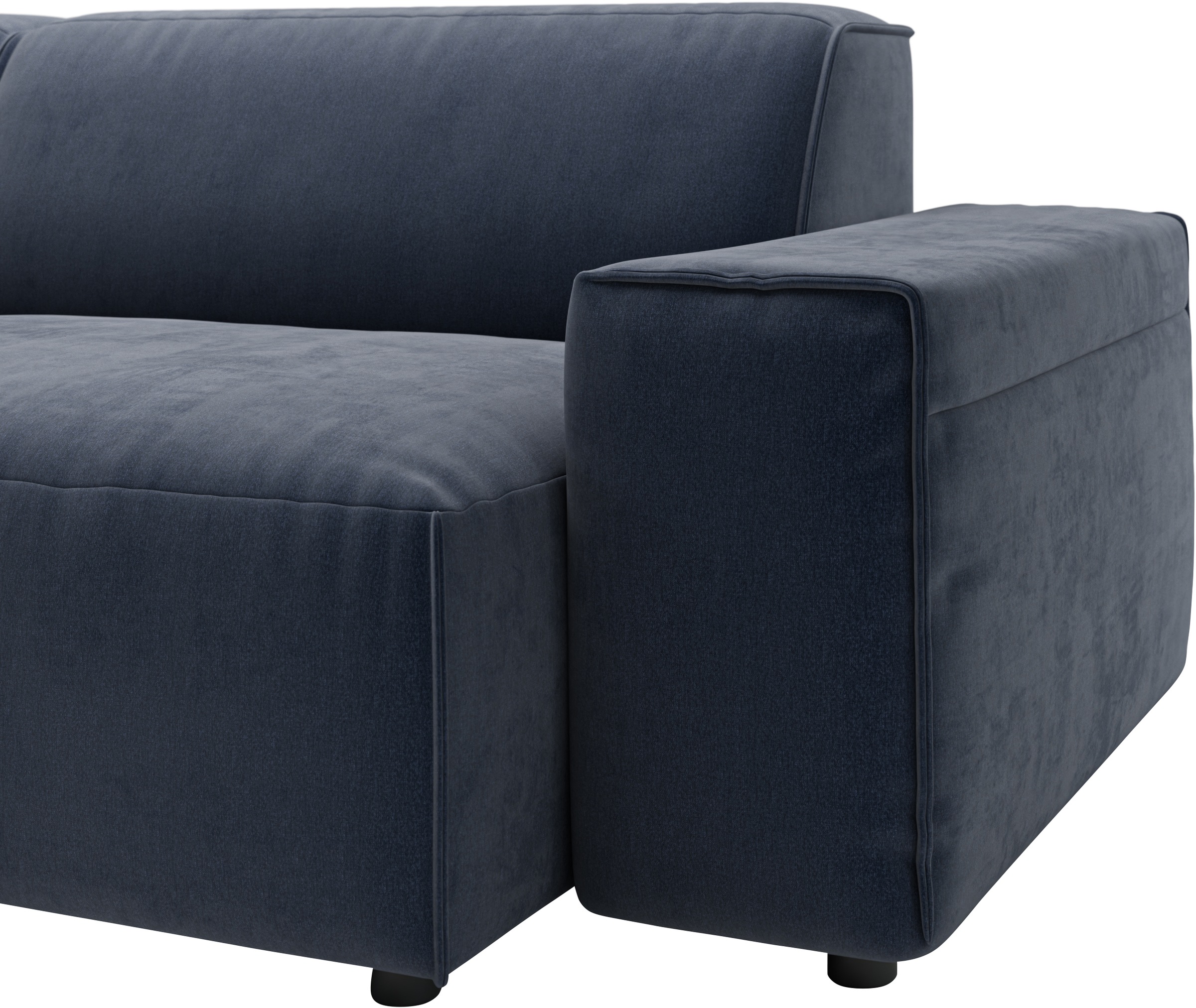 andas Ecksofa »Glimminge L-Form auch in Breitcord, Feincord + Easy care-Bezug,«, Breite 234, Zierkissen