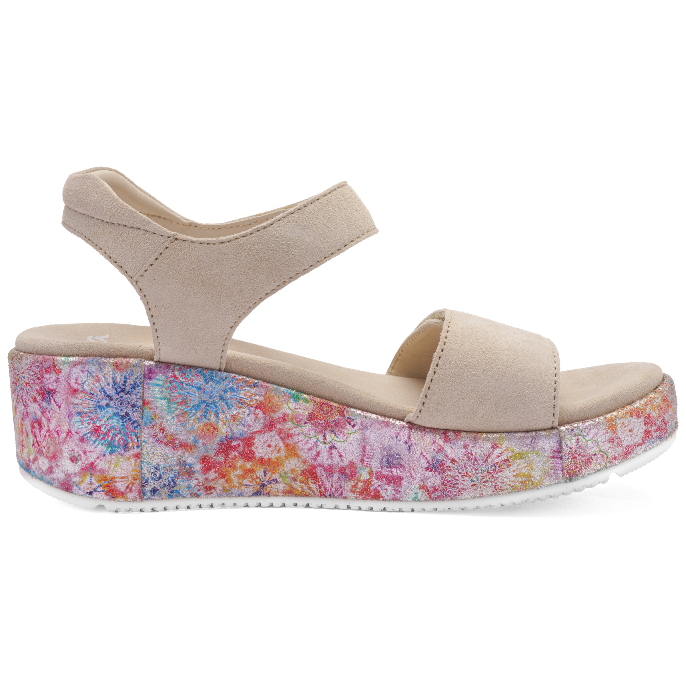 Ara Keilsandalette »RIMINI«  Riemchensandale, Sommerschuh mit Klettverschlüsse, G-Weite