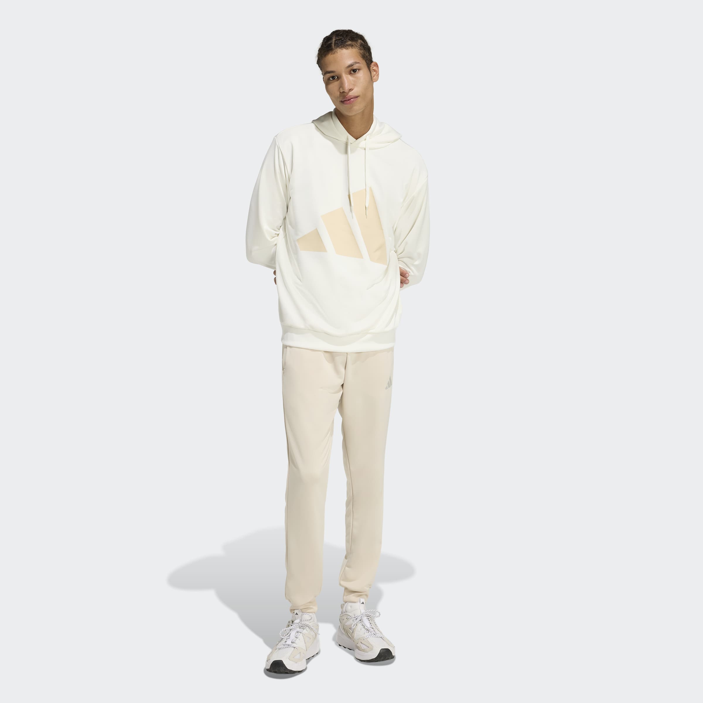 adidas Sportswear Trainingsanzug "M BL FT HD TS" 2 tlg. zweiteiliges Set aus Hose und Hoodie
