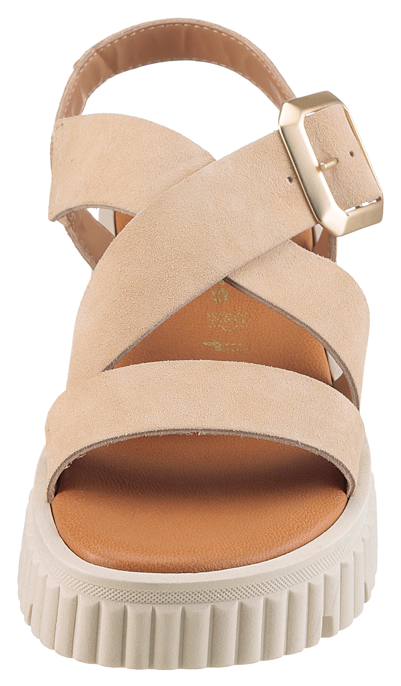 Tamaris Sandalette, Plateau, Riemchensandale, Sommerschuh mit Touch It-Ausstattung