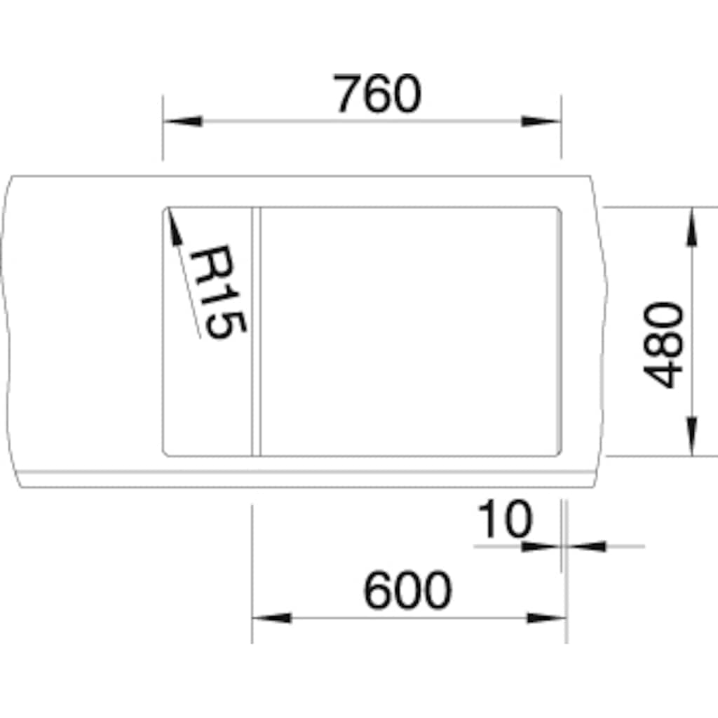 Blanco Granitspüle »METRA 6 S Compact«