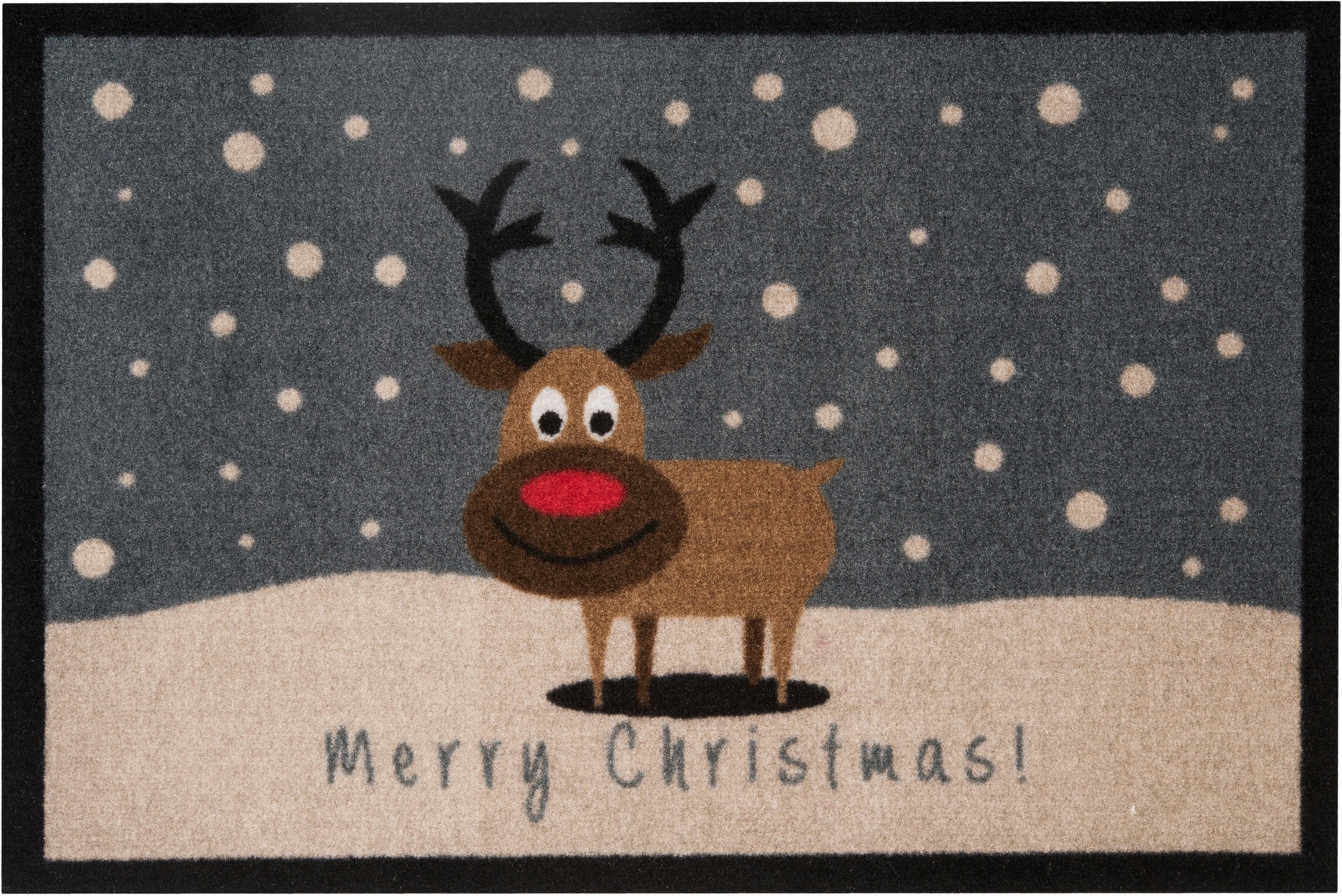 HANSE Home Durų kilimėlis »Christmas Reindeer« re...