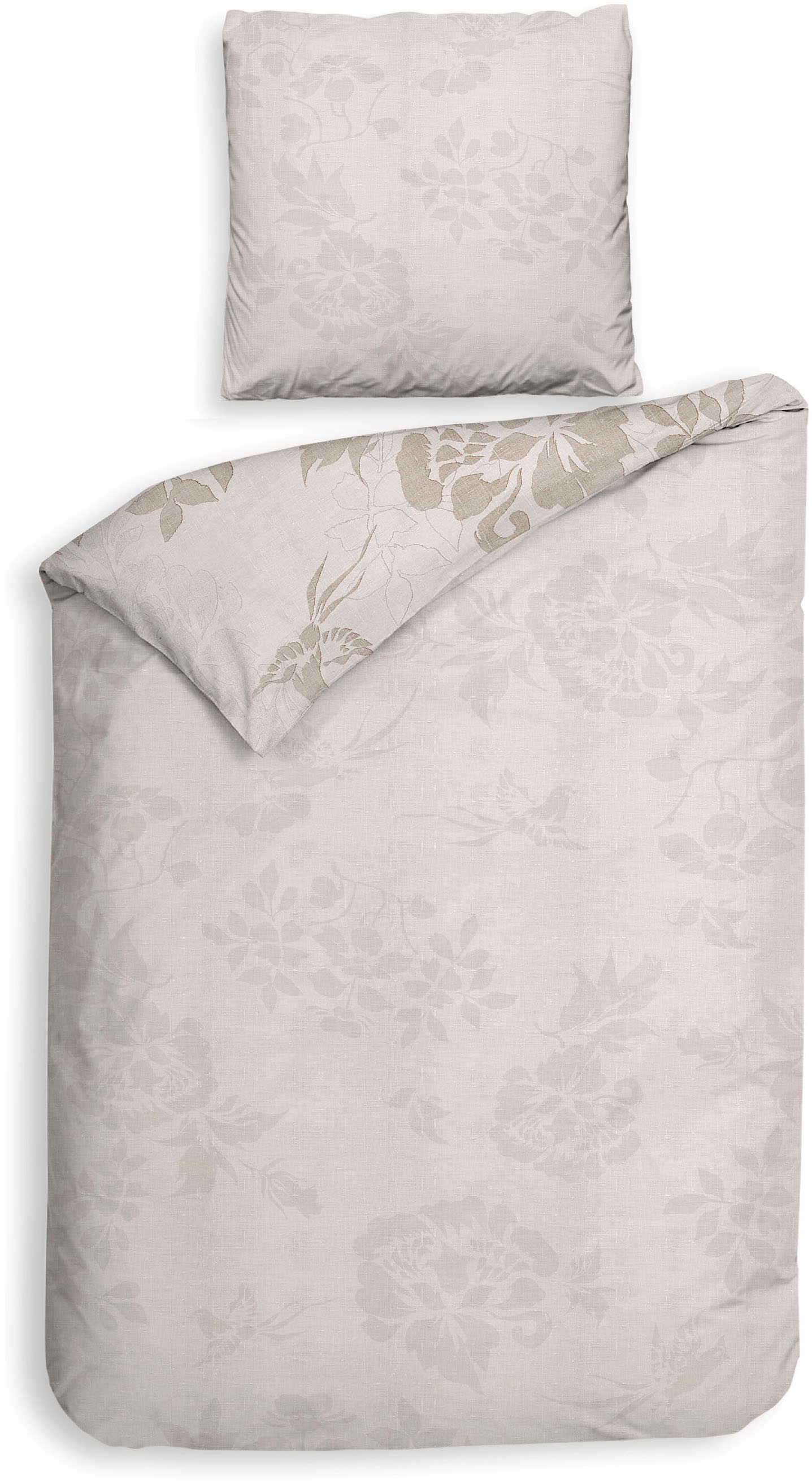 Heckett & Lane Bettwäsche »Heckettlane Bettwäsche Ling« 2 Bettwäsche aus 100% Baumwolle, hochwertige Mako-Satin, ab 135x200 cm.