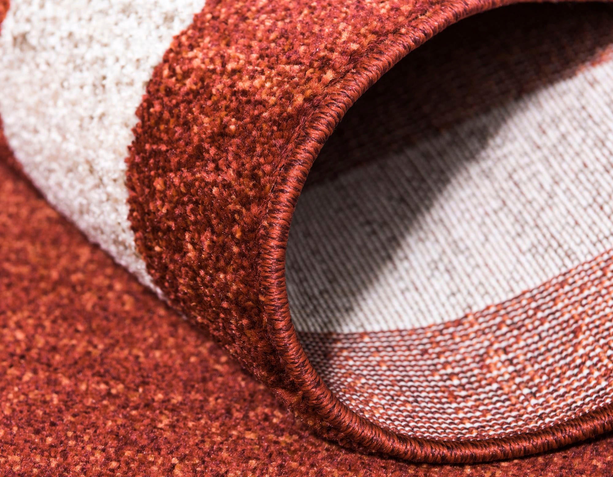 Myflair Möbel & Accessoires Teppich »Good Times Lagerräumung«, rechteckig, 13 mm Höhe, Kurzflor, gewebt, melierte Optik, mit Bordüre