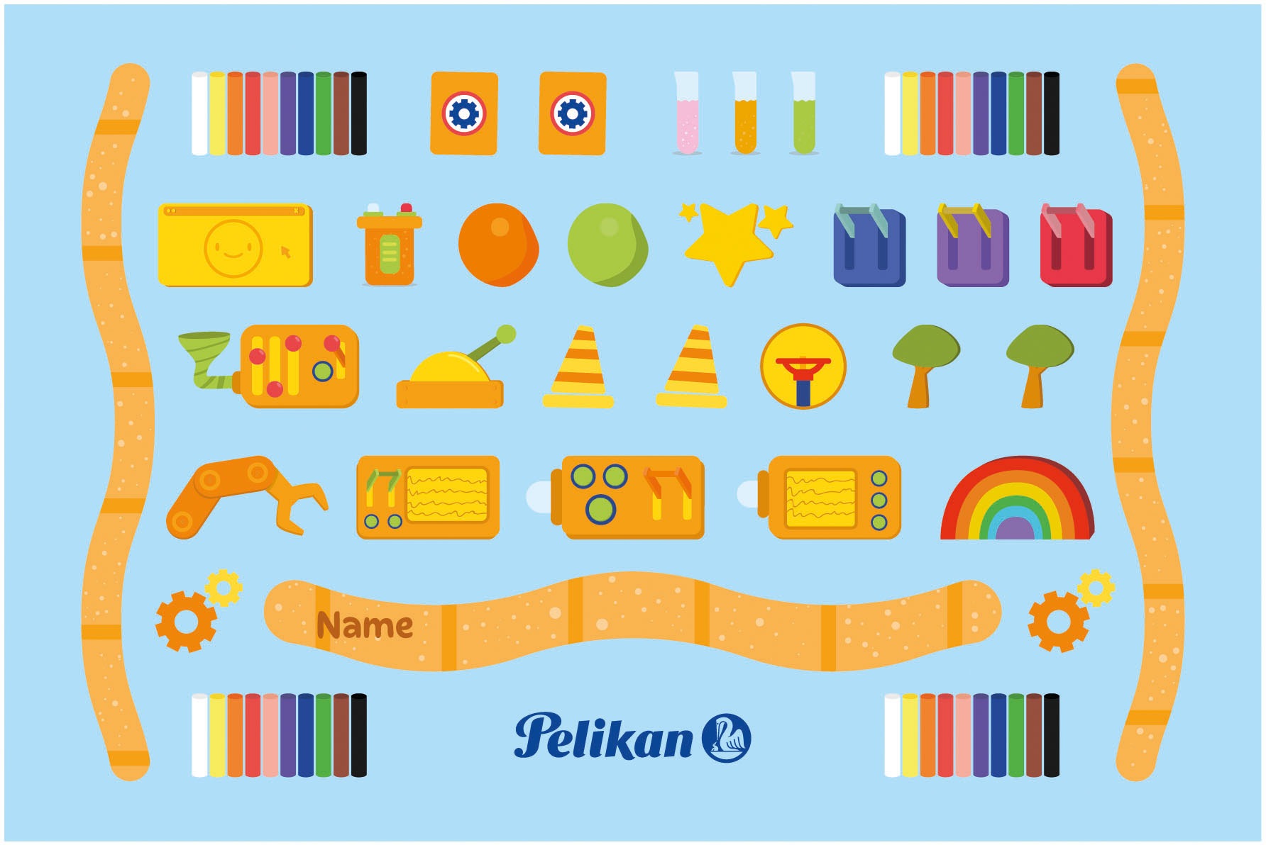 Pelikan Kreativset »Kreativfabrik - Supertower«, Inklusive Tragetasche, Made in Germany
