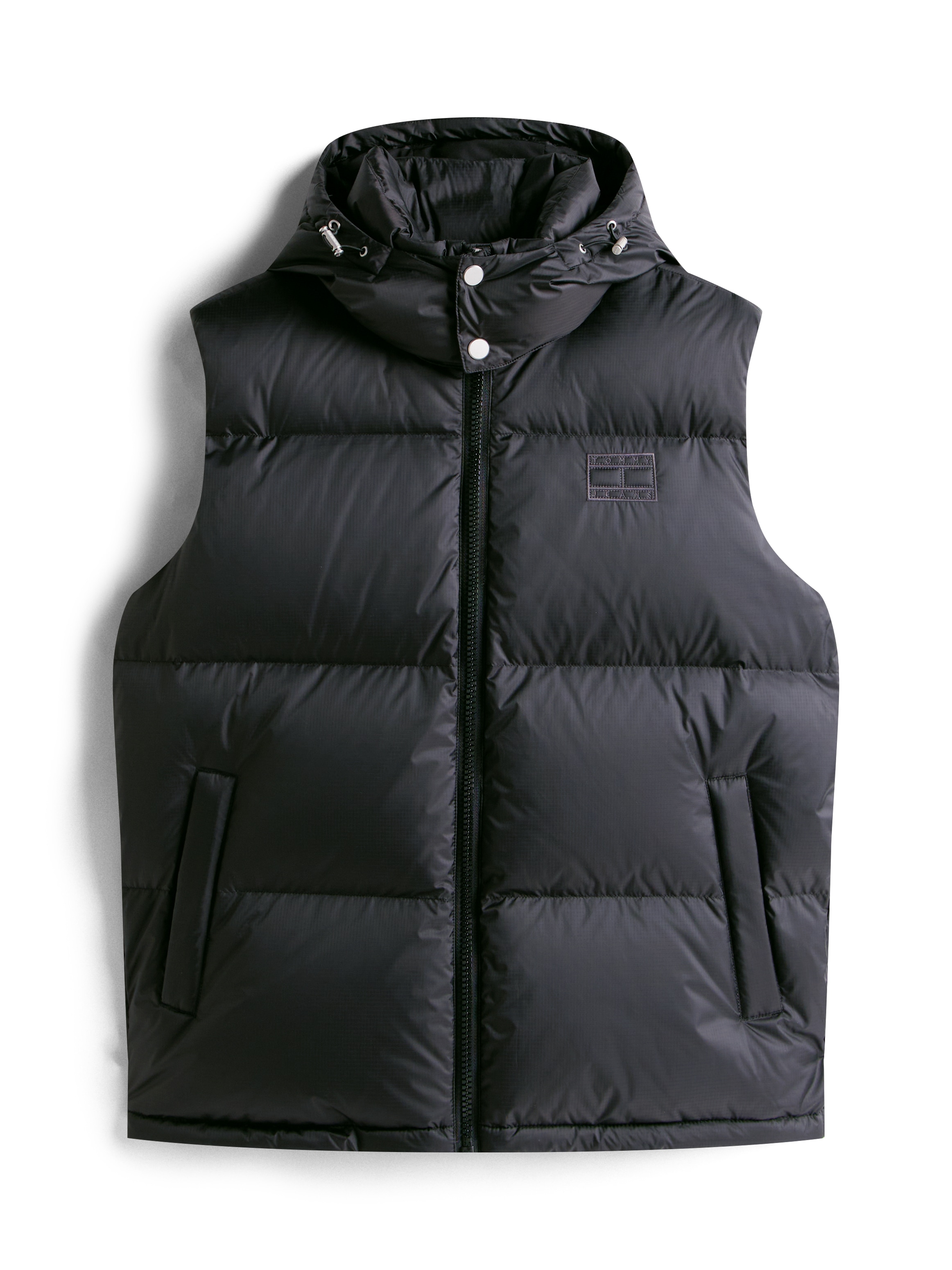 Tommy Jeans Steppweste »ALASKA DOWN VEST« Regular fit mit abnehmbarer Kapuze