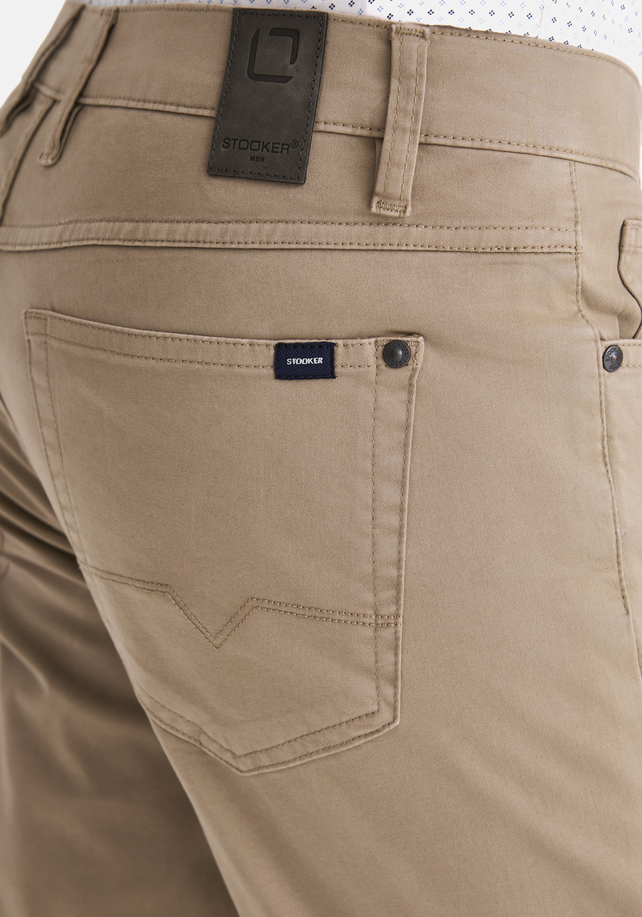 Stooker Men 5-Pocket-Hose »Men Frisco Colour Straight Fit Men«, Straight Fit Casual Clean Wash Twill Coloured Comfort Flex! für Herren