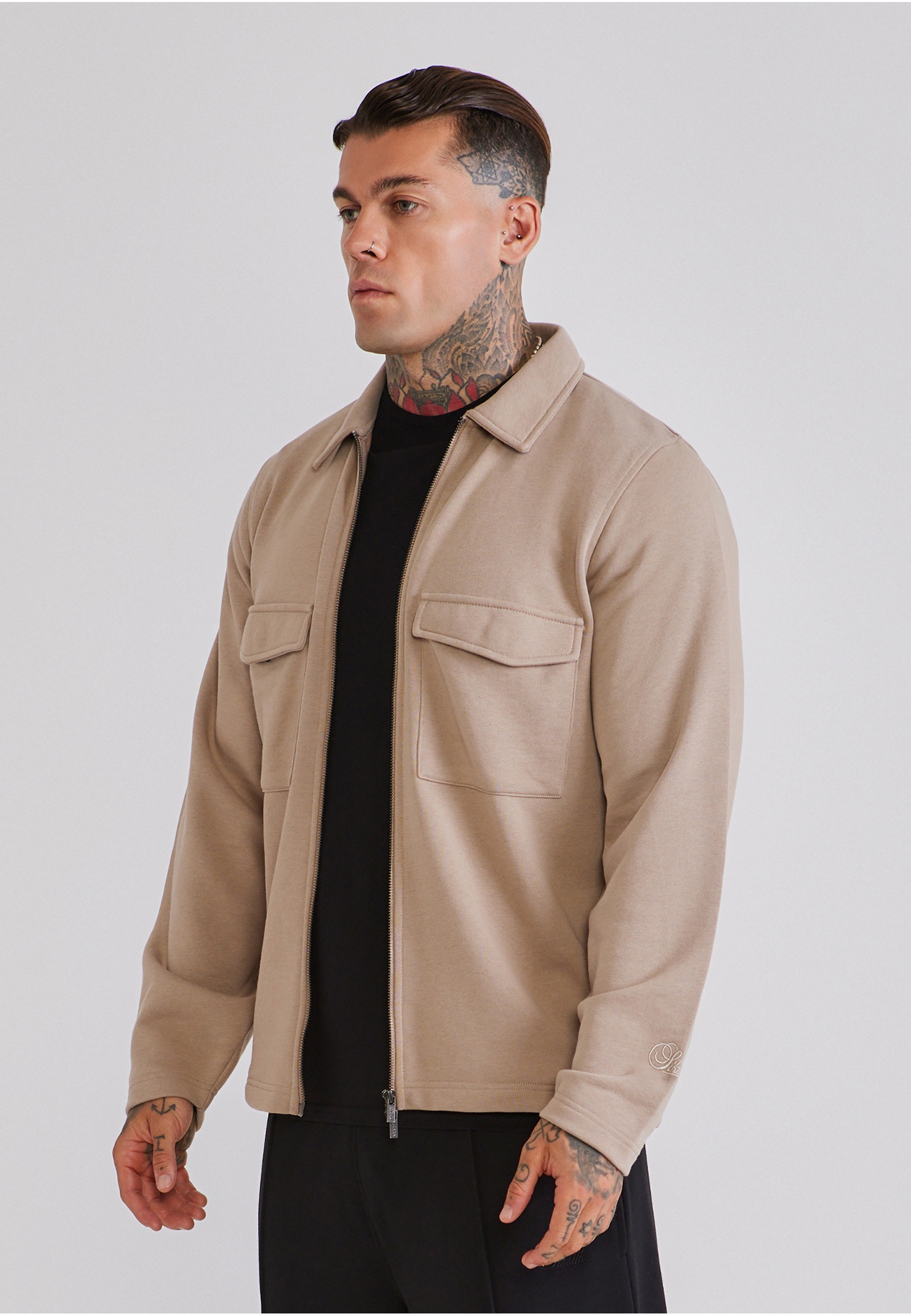 Siksilk Poloshirt »SikSilk Smart Overshirt« 1