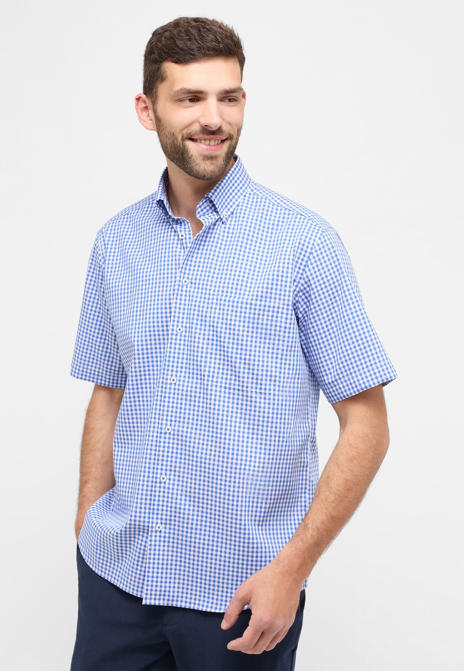 Eterna Kurzarmhemd "COMFORT FIT" günstig online kaufen