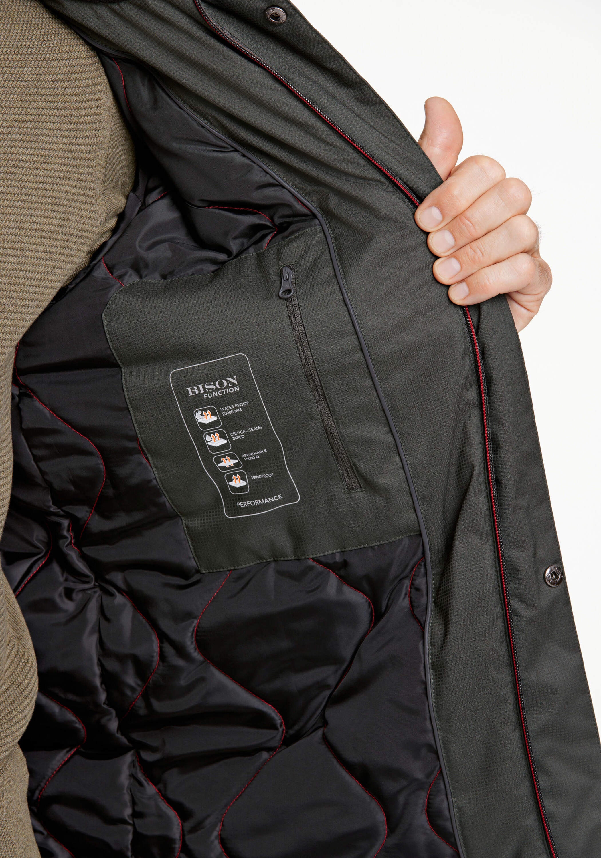 BISON Funktionsjacke »BISON Funktionelle Jacke«