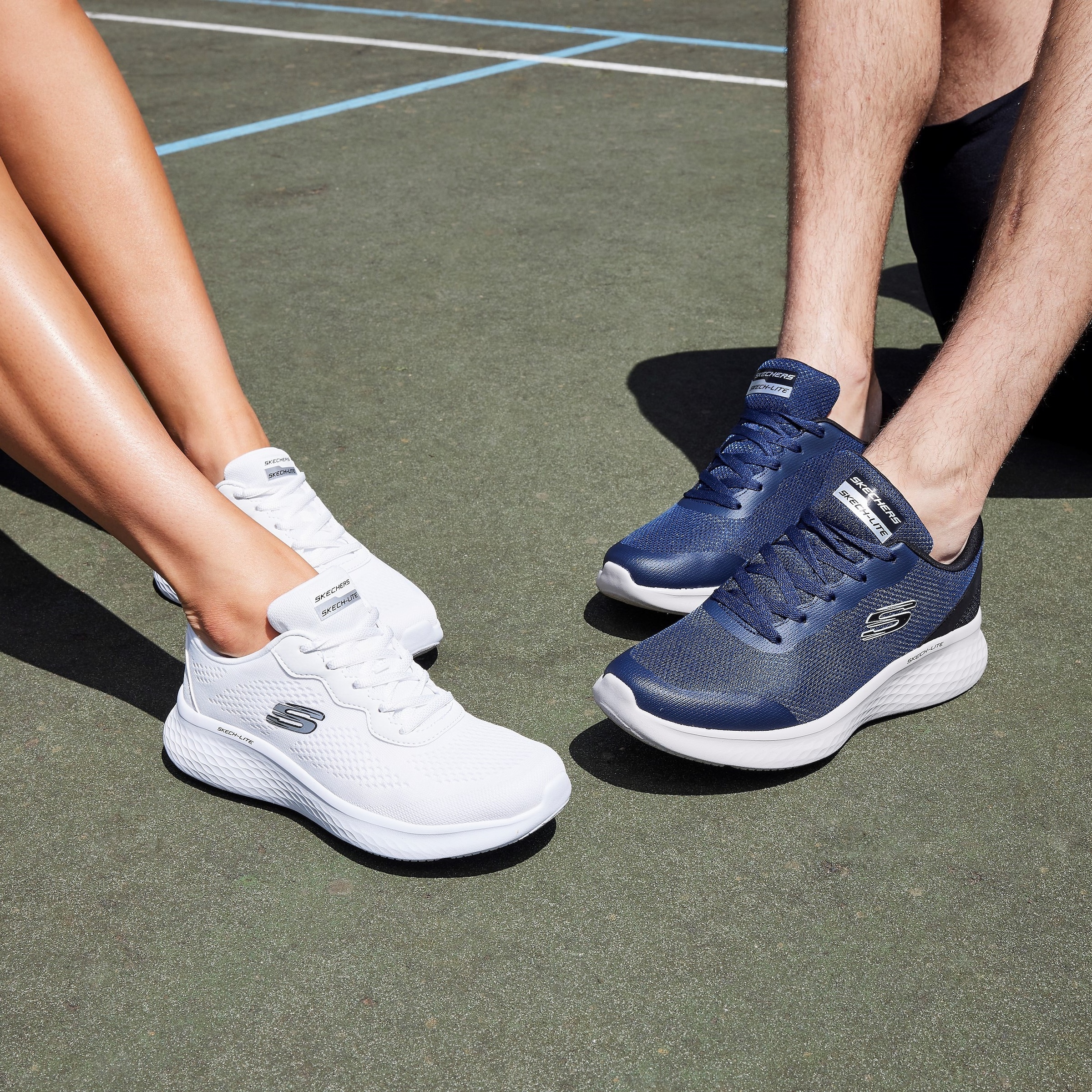 Skechers Sneaker »SKECH-LITE PRO -«, Freizeitschuh, Schnürschuh in H-Weite, Orthotritt-Ausstattung