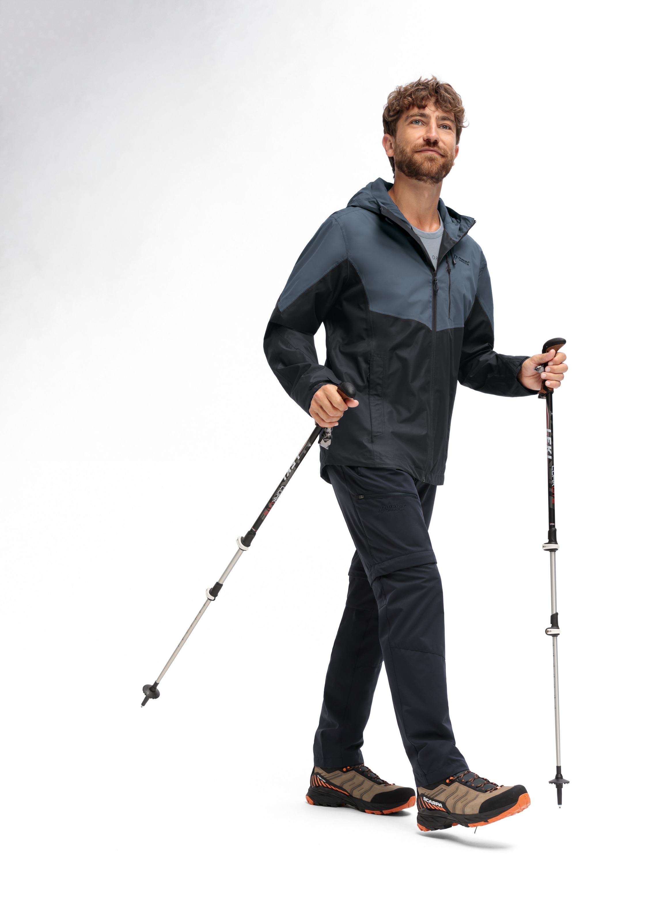 Maier Sports Outdoorjacke »Schlufterkopf M«, Herren Jacke wasserdicht, Funktionsjacke 3 Taschen außen + Innentasche