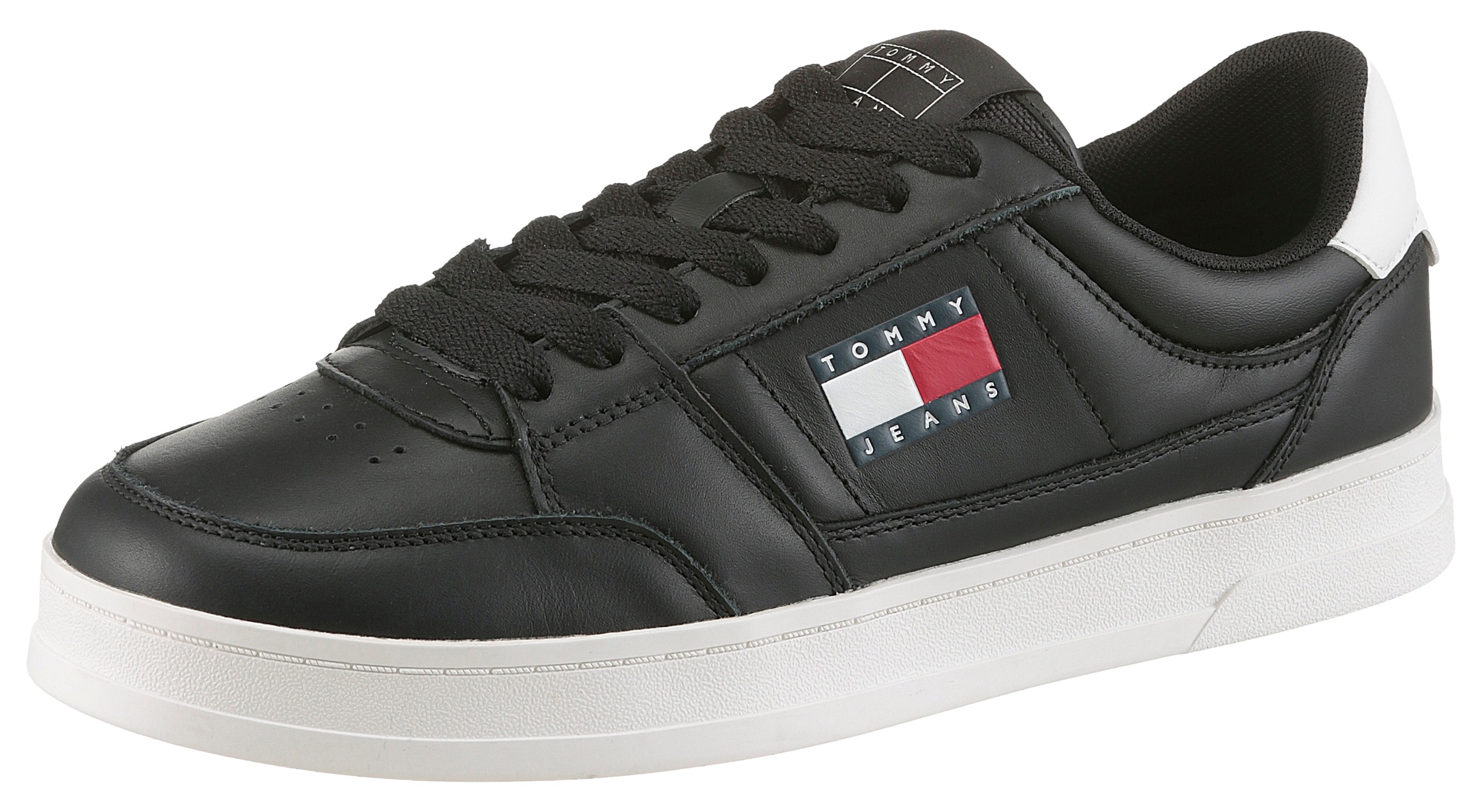 Tommy Jeans Sneaker »TJM THE GREENWICH NEW ESS«, Freizeitschuh, Halbschuh, Schnürschuh im Basekt-Style