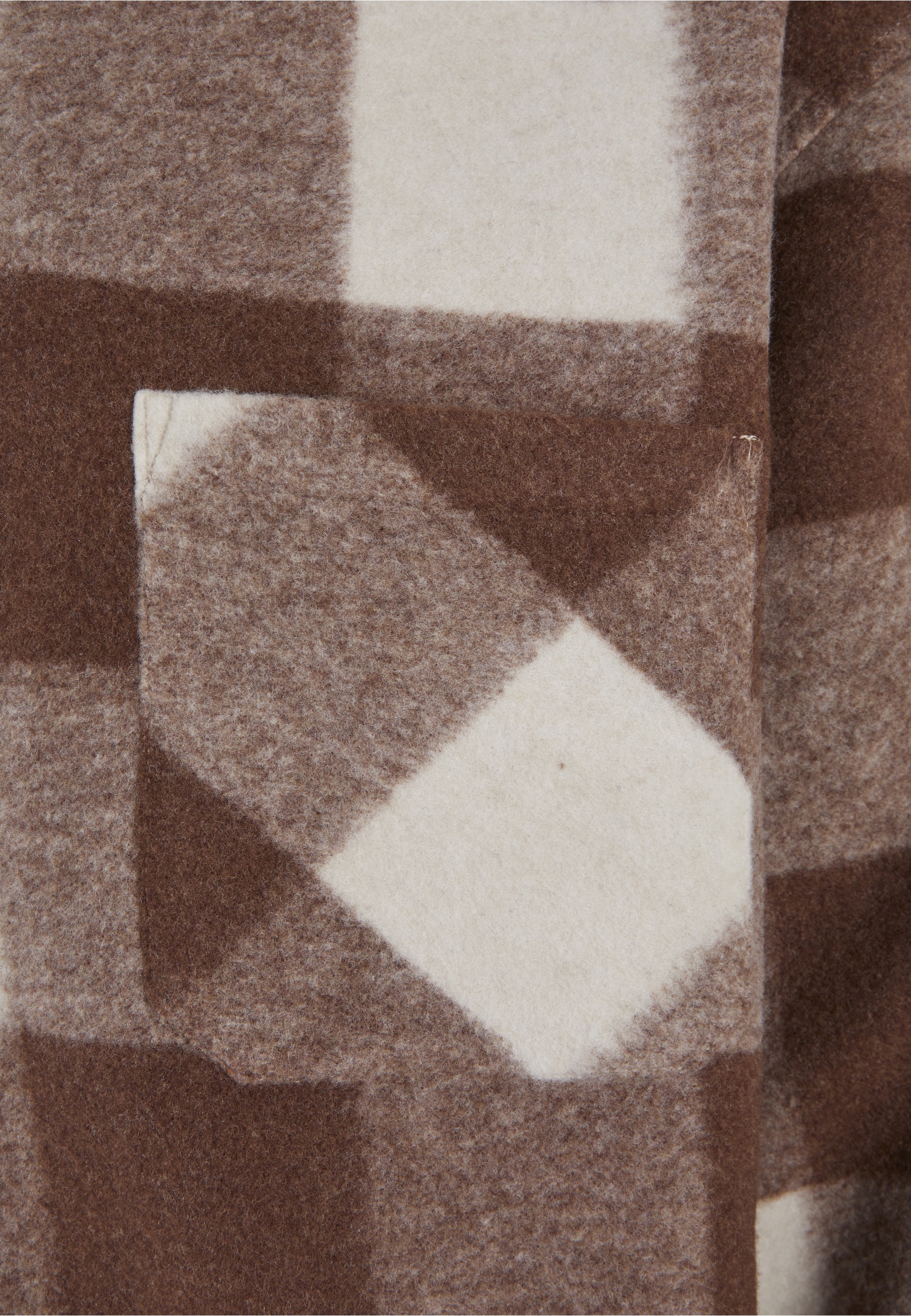 URBAN CLASSICS Allwetterjacke »Urban Classics Big Check Jacket With Hood« 1 Stk. tlg. mit Kapuze
