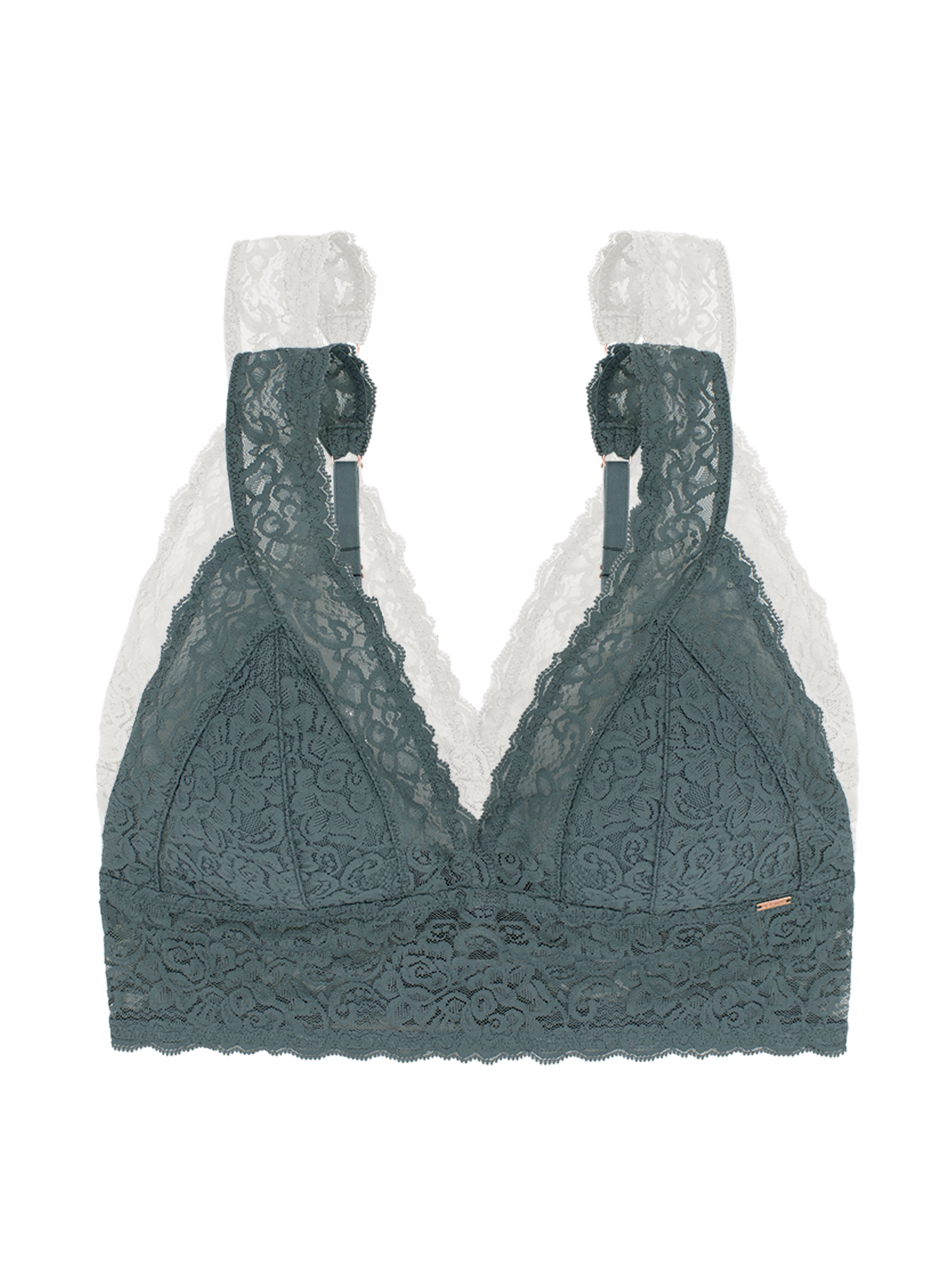 Dorina Bralette »LANA-2PP«, ohne Bügel, florale Spitze, breites Unterbrustband