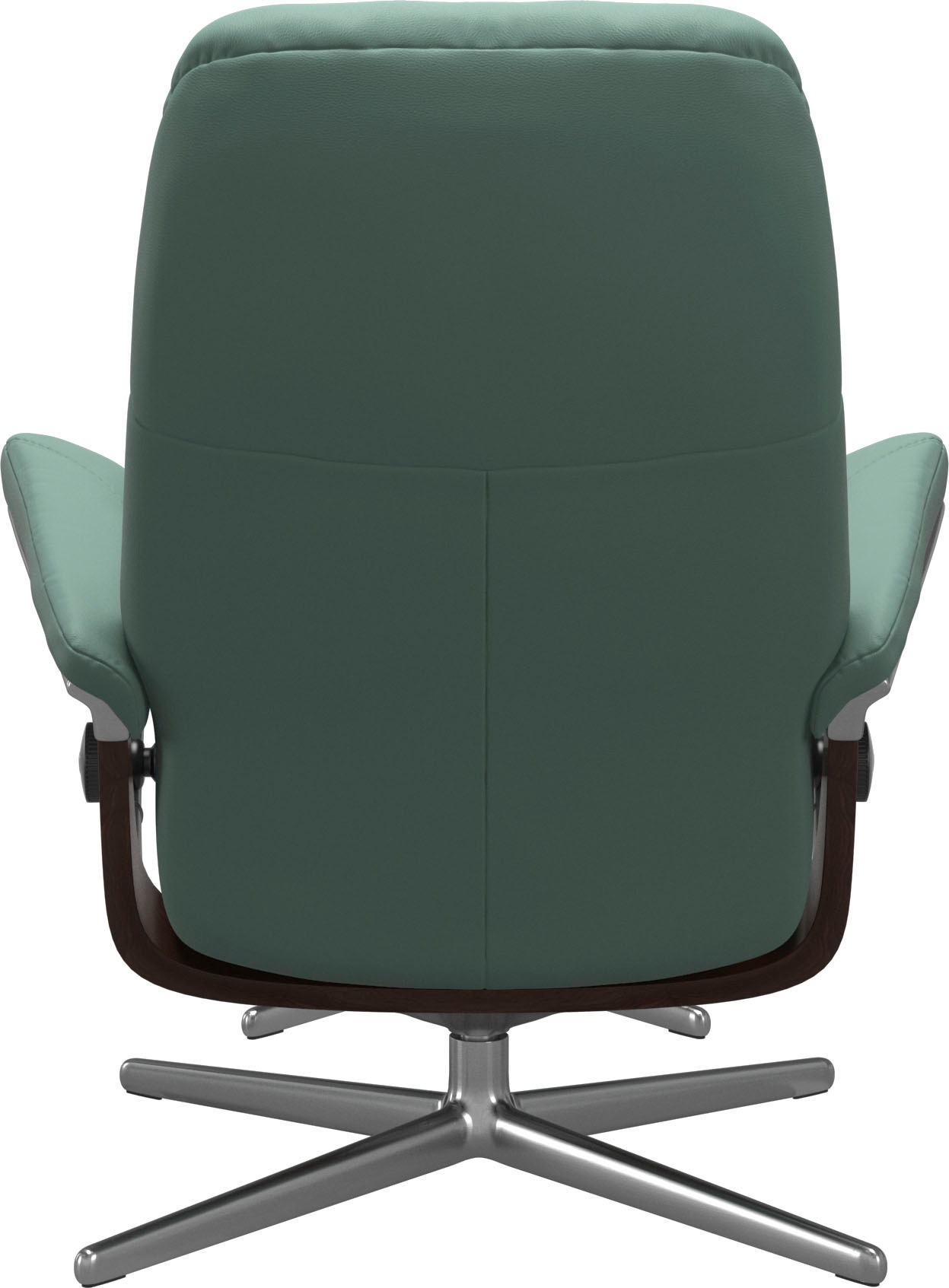 Thumbnail - Stressless "Consul" Set, Relaxsessel mit Hocker, mit Hocker, mit Cross Base, Größe S, M & L, Holzakzent Braun