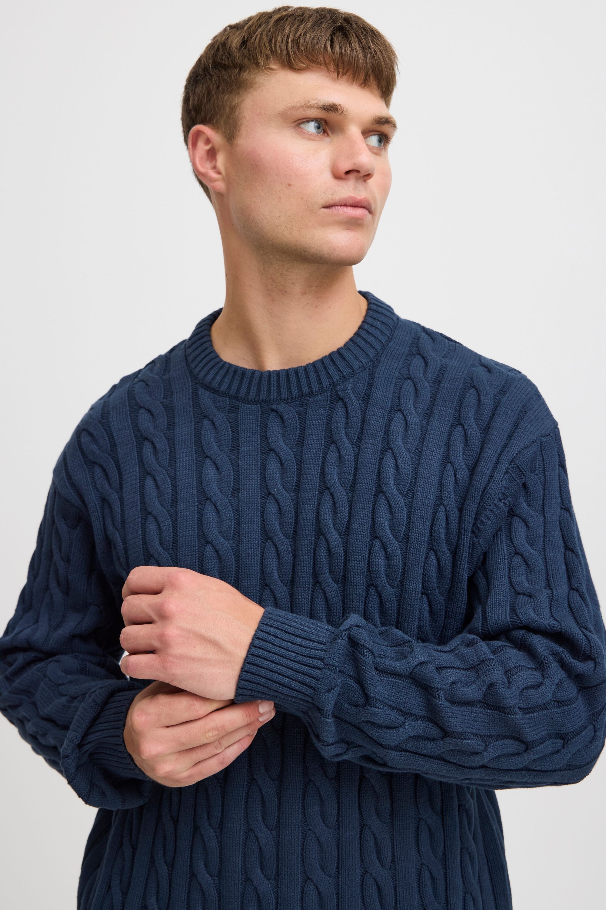 !Solid Strickfleece-Pullover »Strickpullover SDMALCOLM«