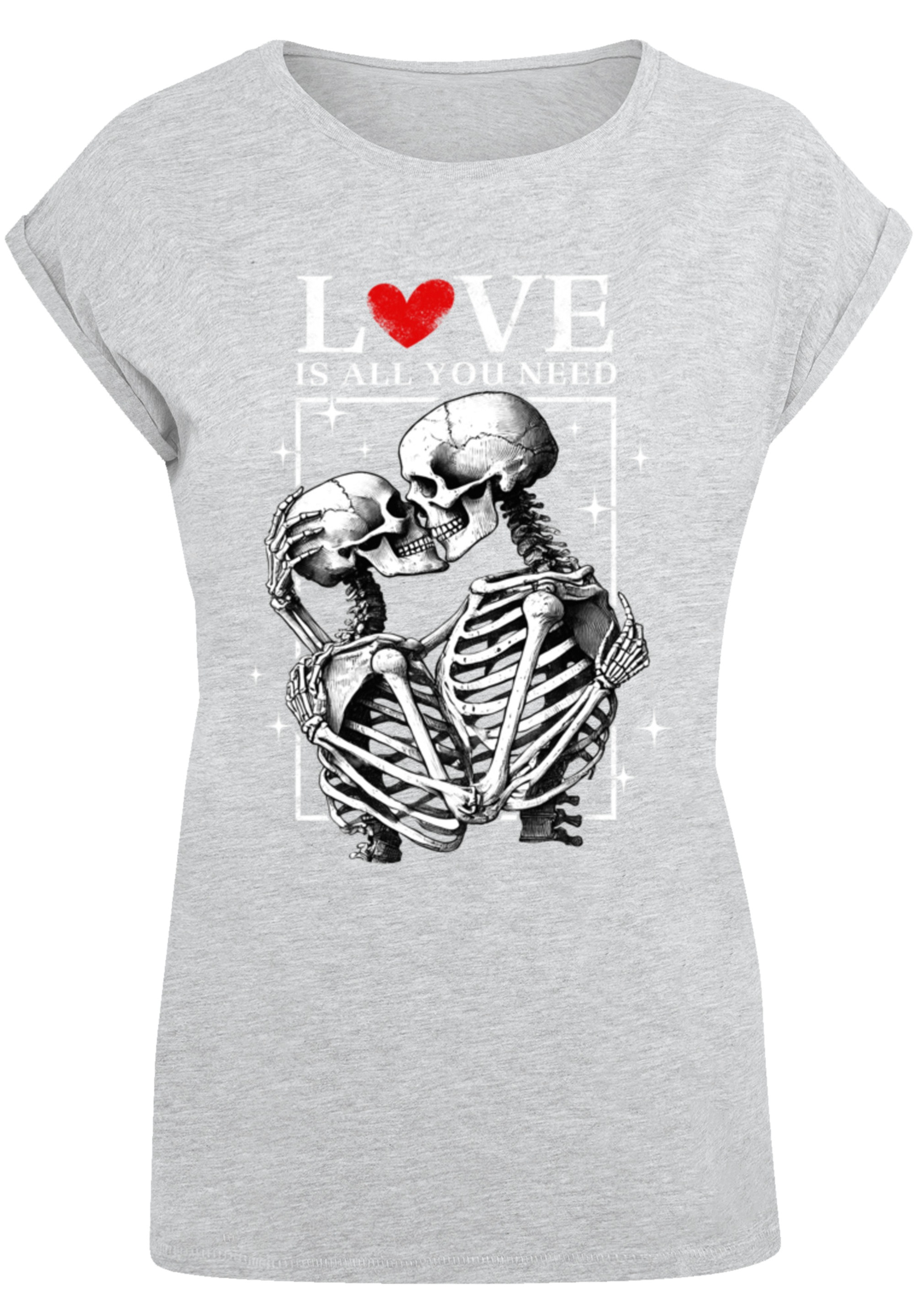 F4NT4STIC T-Shirt »Love is all you need«, Premium Qualität
