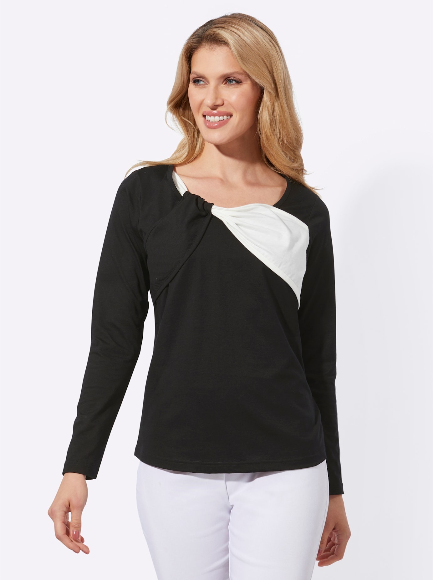Classic Basics Langarmshirt "Shirt" 1 Stk. tlg. günstig online kaufen