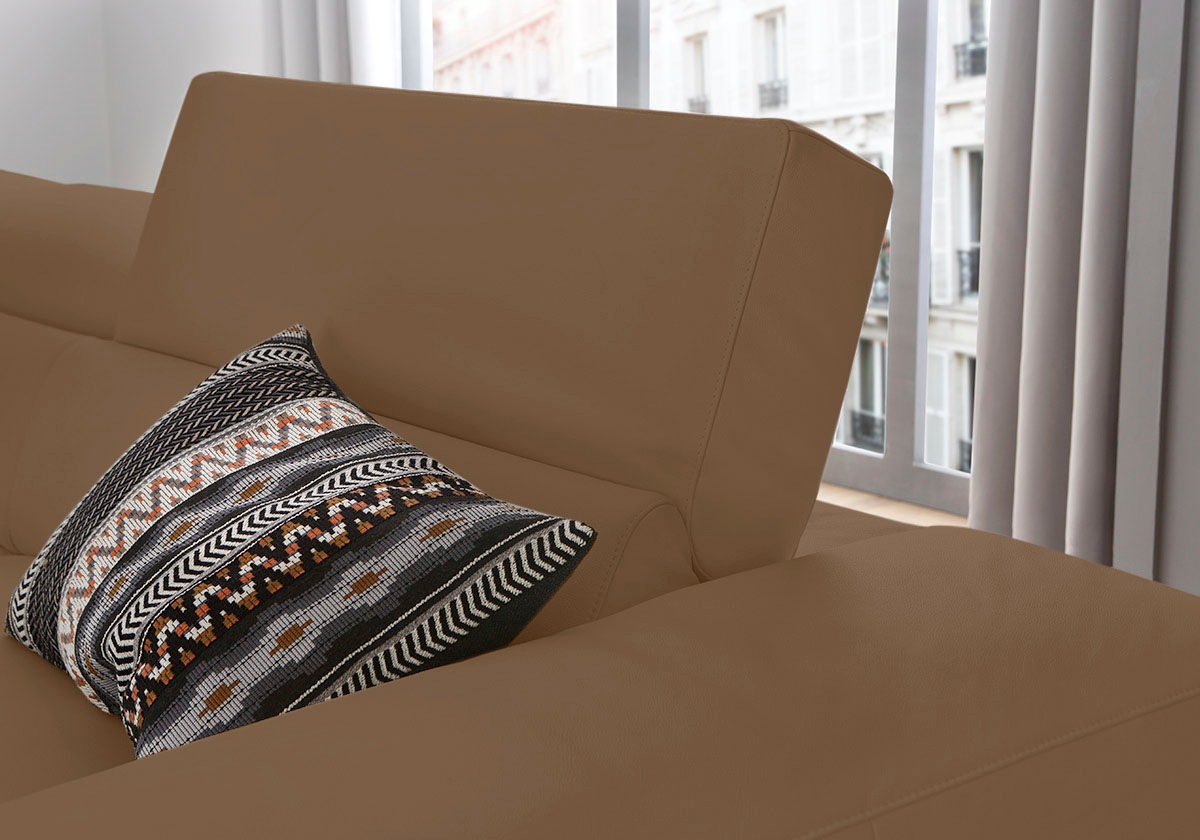 Thumbnail - W.SCHILLIG Ecksofa "piedroo, Designsofa mit tollem Sitzkomfort, bequem und elegant, L-Form", Kopfteilverstellung, wahlwe...