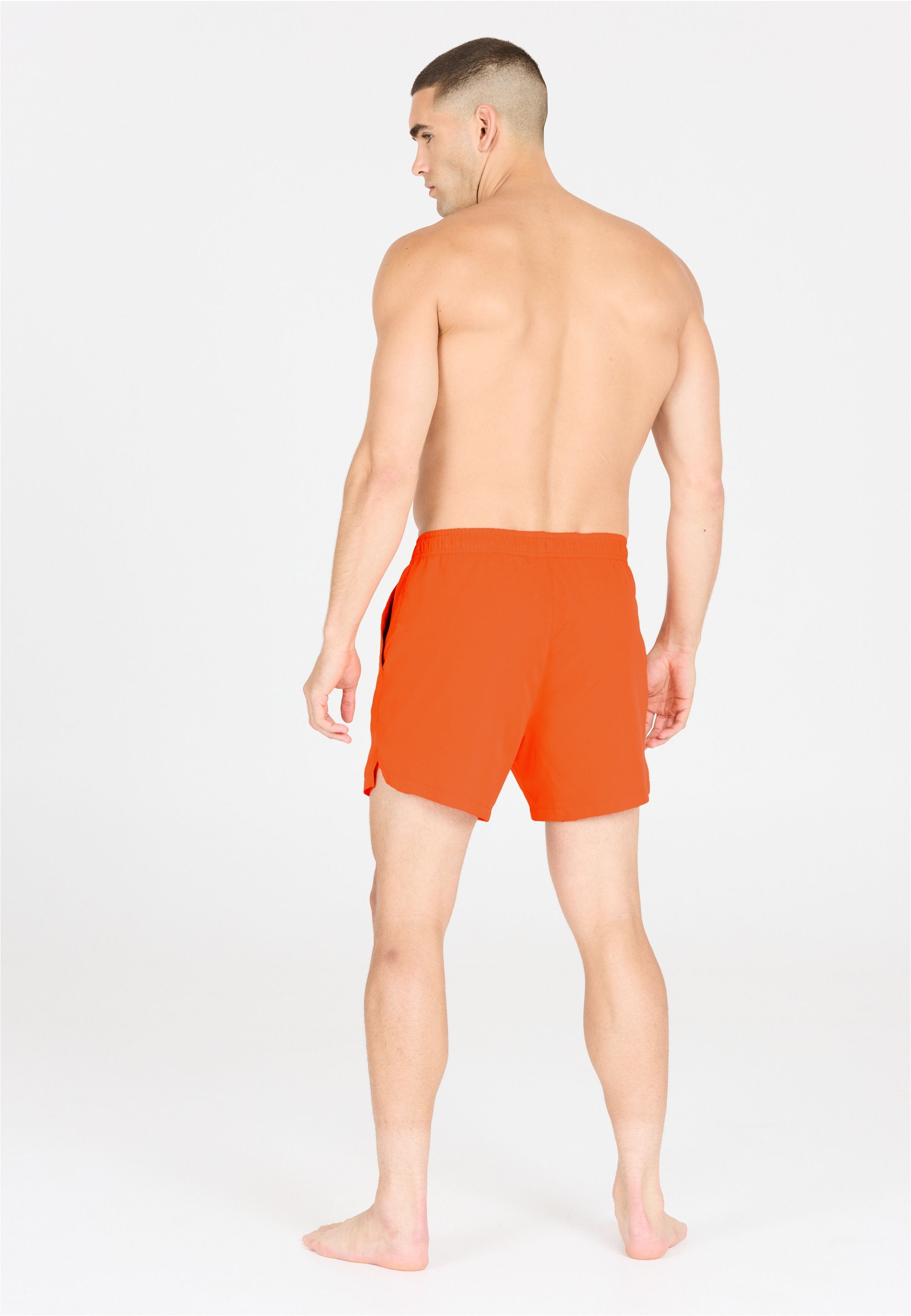 Badeshorts VIRTUS "Smither", Herren, Gr. M, US-Größen, orange, Polyester, unifarben, Badehosen Badeshorts, mit 4-Wege-Stretch 3