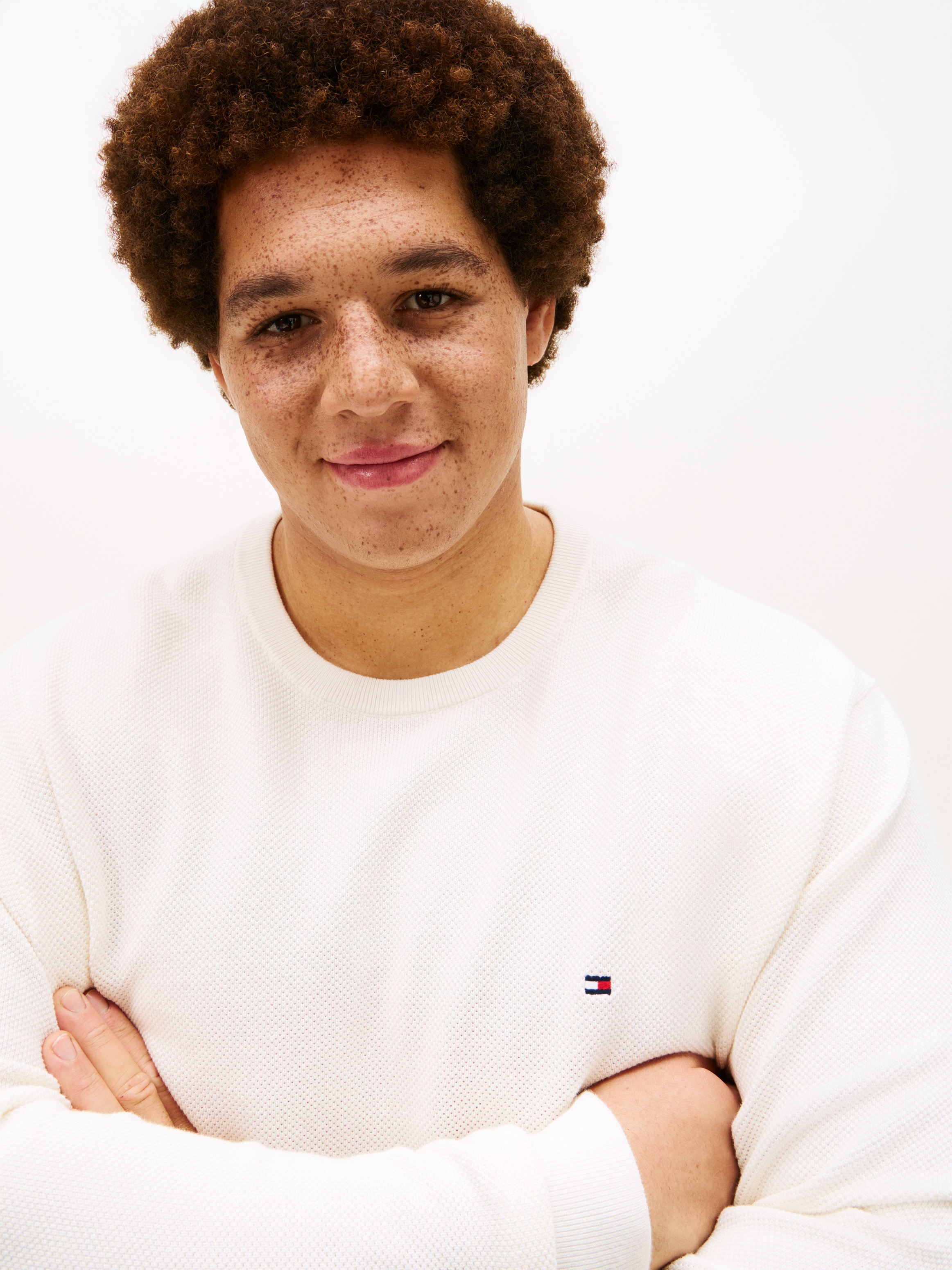 Tommy Hilfiger Big & Tall Rundhalspullover "ESSENTIAL STRUCTURE CREW NECK" günstig online kaufen