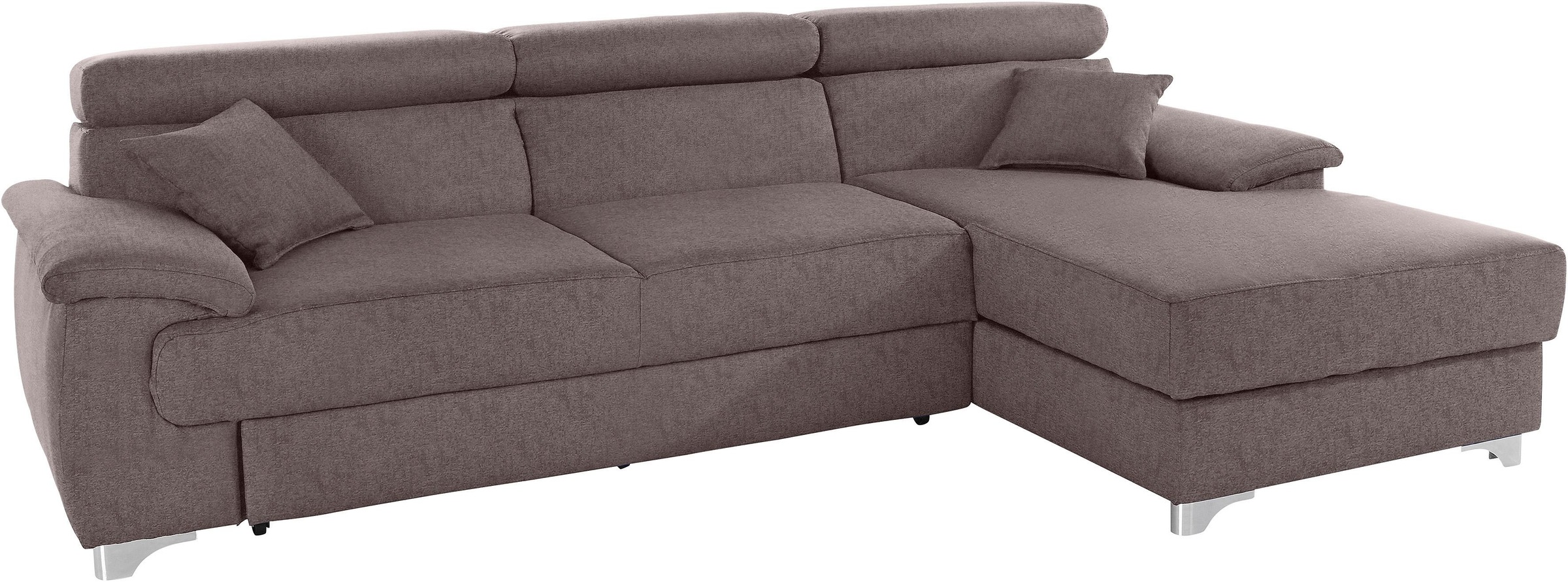 DOMO collection Ecksofa "Mira, inklusive Kopfteilverstellung für mehr Wohlf günstig online kaufen