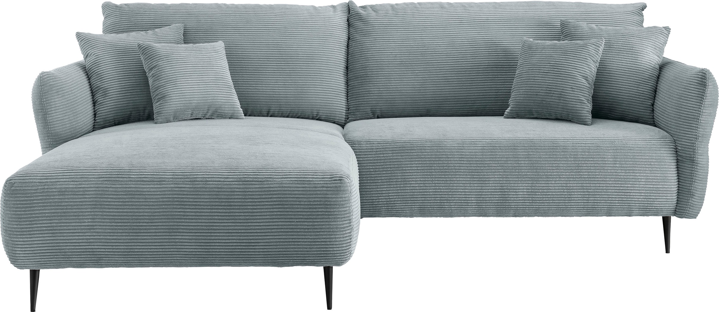 INOSIGN Ecksofa »Amarena L-Form«, inklusive Armlehnenverstellfunktion, 4x Zierkissen gratis