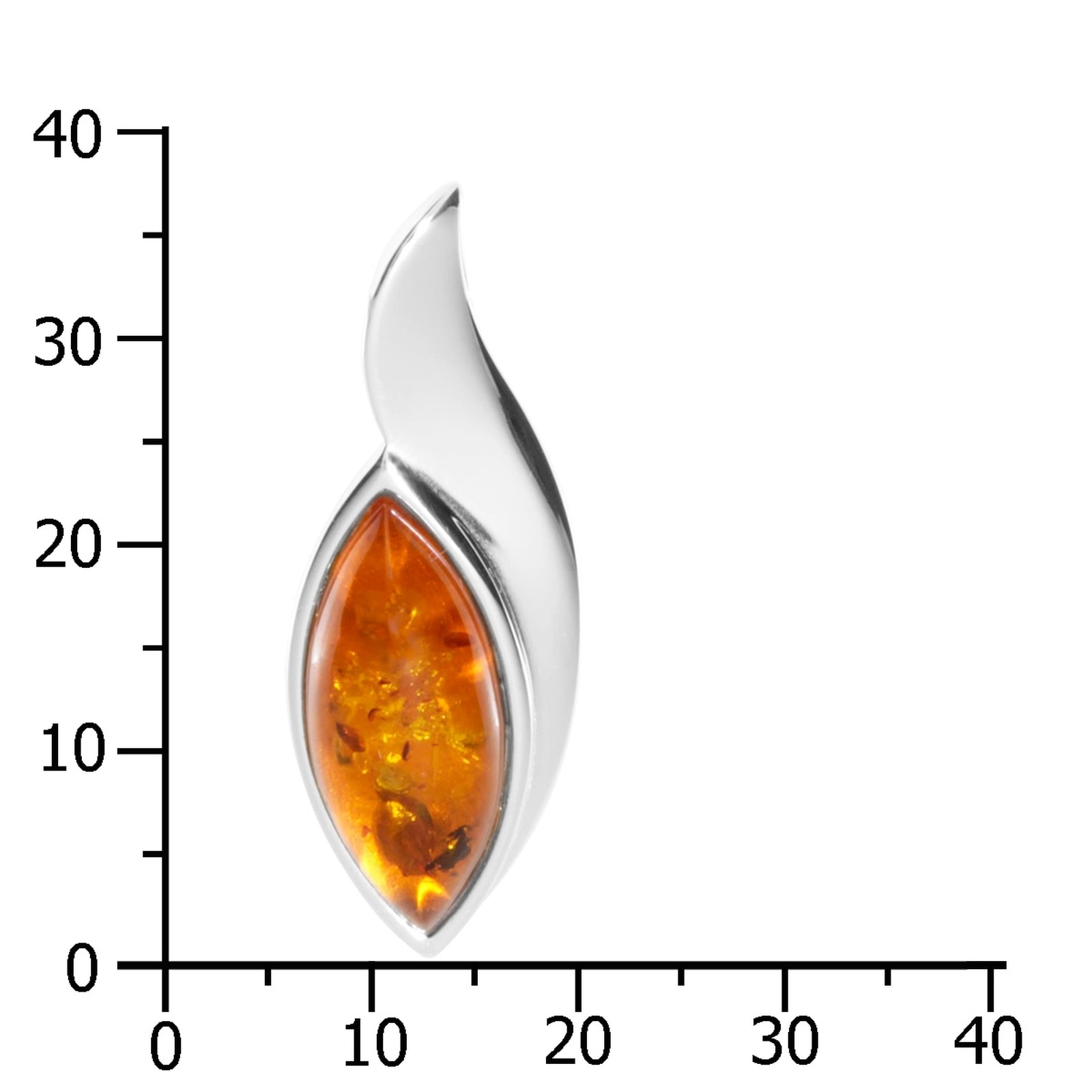 OSTSEE-SCHMUCK Kettenanhänger »Ostsee-Schmuck Anhänger Gleiter-Ranva Anhänger Gleiter-Ranva« 1 Stk. tlg.