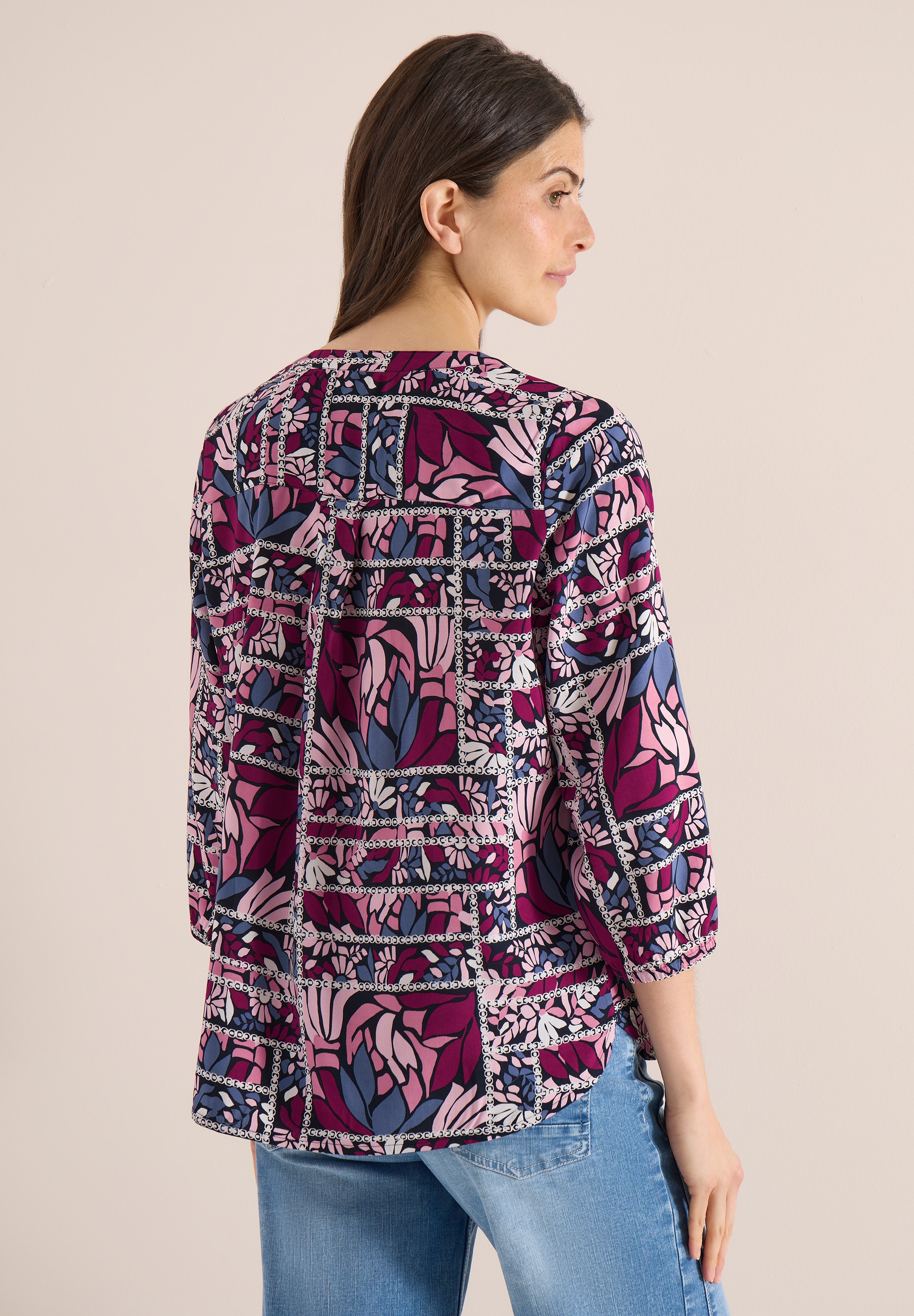 Cecil Klassische Bluse mit 3/4 Ärmeln günstig online kaufen