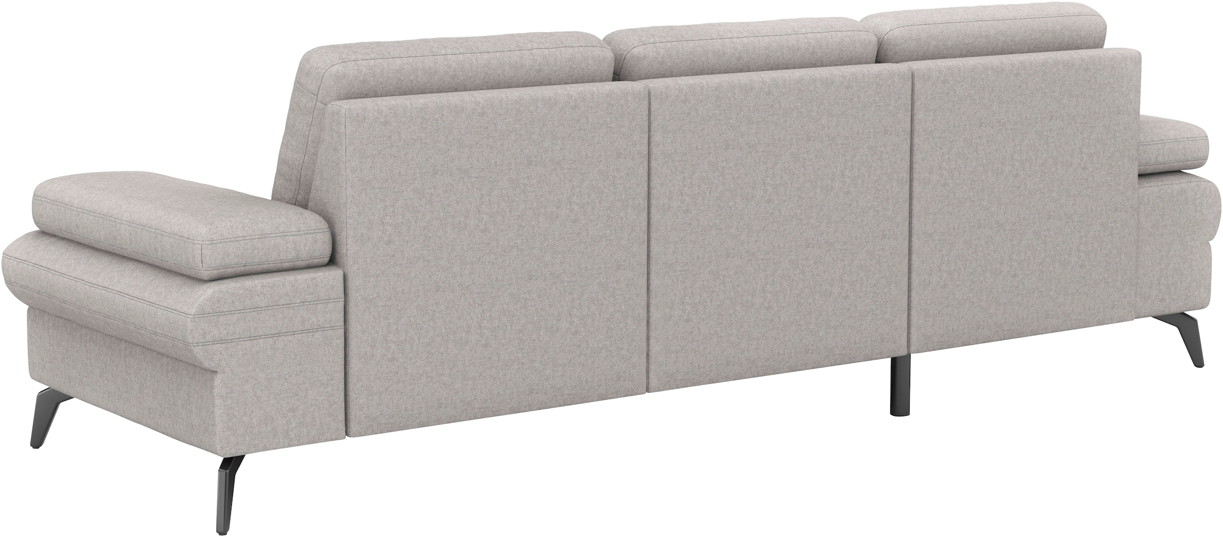 sit&more Ecksofa »Morris Jubi, L-Form«, inkl. Armteilfunktion und 1 Zierkissen, wahlweise mit Bettfunktion