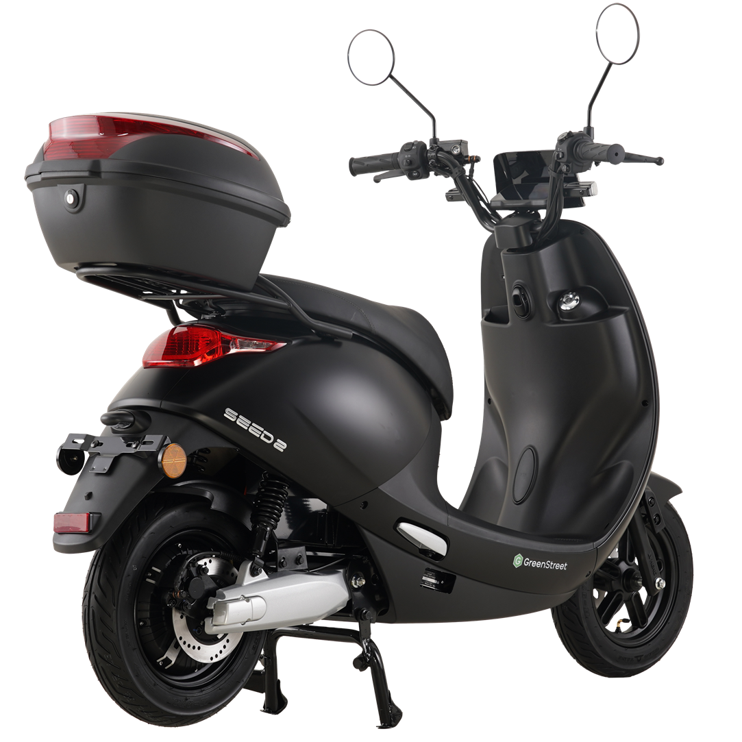 GreenStreet E-Motorroller »SEED2 2000W 45 km/h schwarz inkl. Topcase«