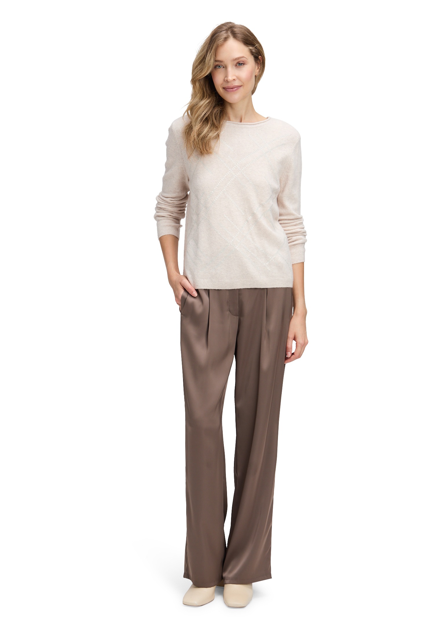 Betty Barclay Strickpullover »Betty Barclay Damen Feinstrickpullover mit Applikation«, (1 tlg.)
