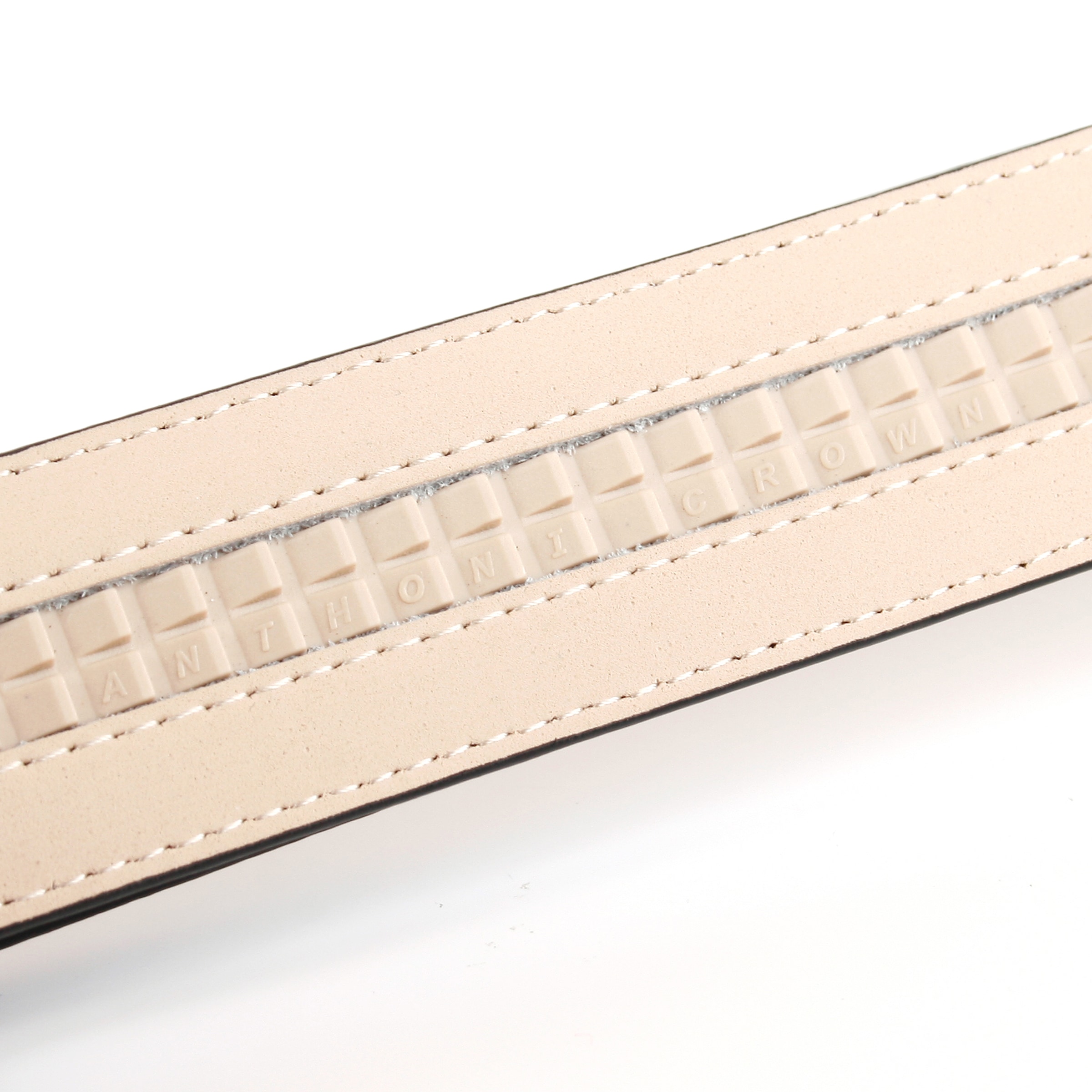 Anthoni Crown Ledergürtel, Perfekte Eleganz in Mocca für Anzüge und Jeans günstig online kaufen