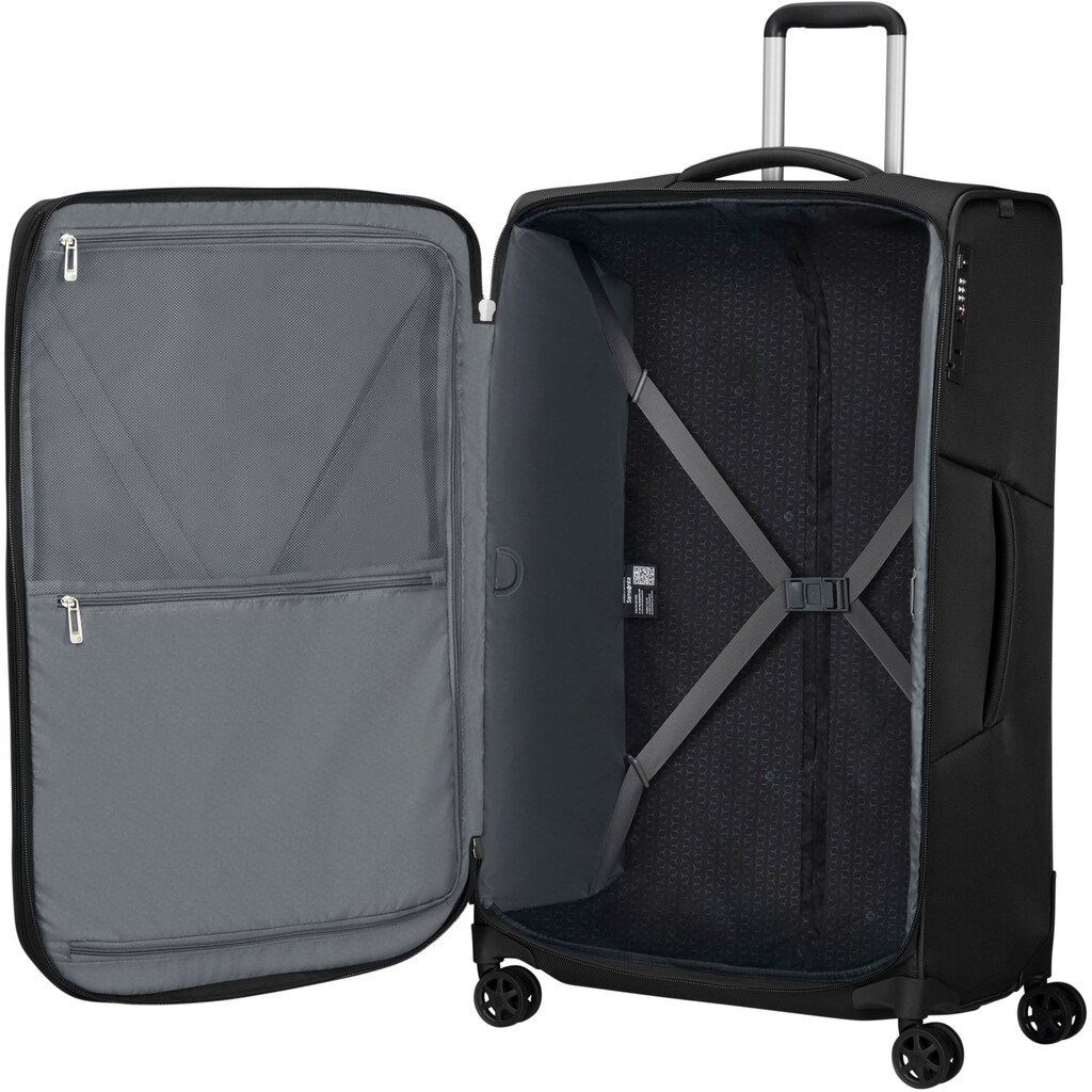 Samsonite Weichgepäck-Trolley »Respark, ozone black, 79 cm«, 4 Rollen