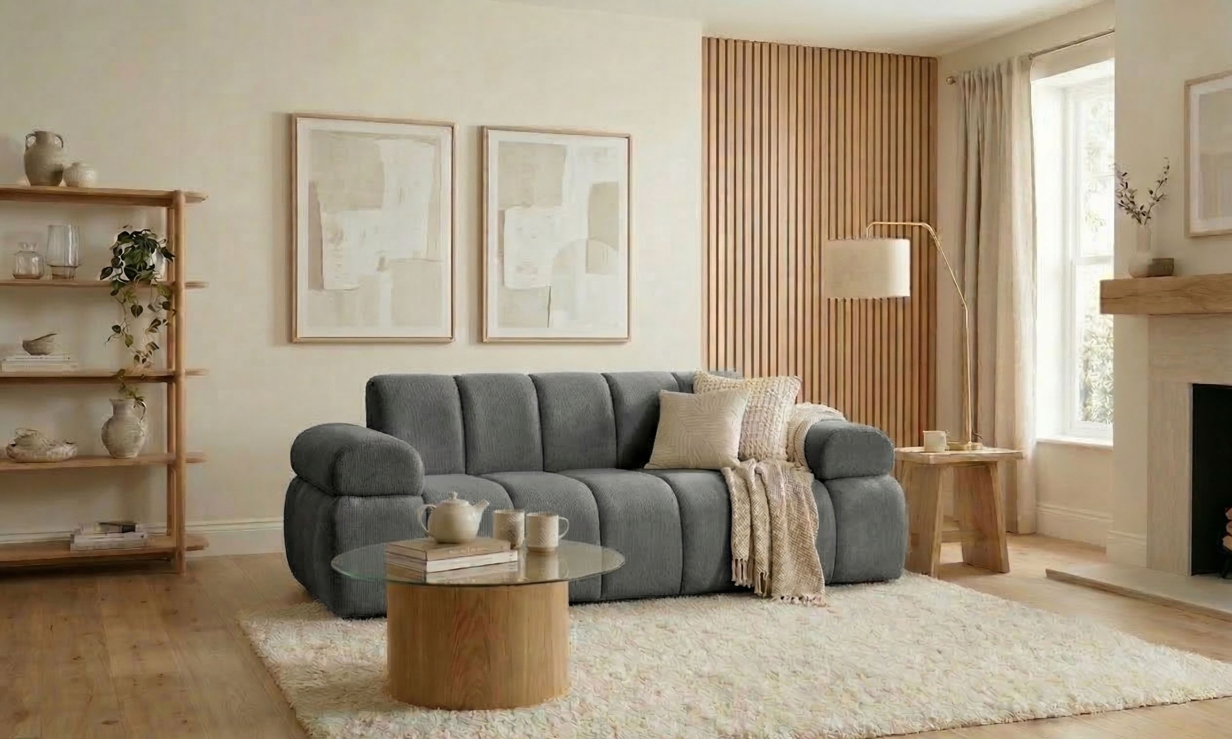 Home affaire 2-Sitzer "LYOTH Design-Sofa, moderne Steppung, Breite 180 cm" mit Wellenunterfederung, gemütlich und modern, komfortables Sitzgefühl