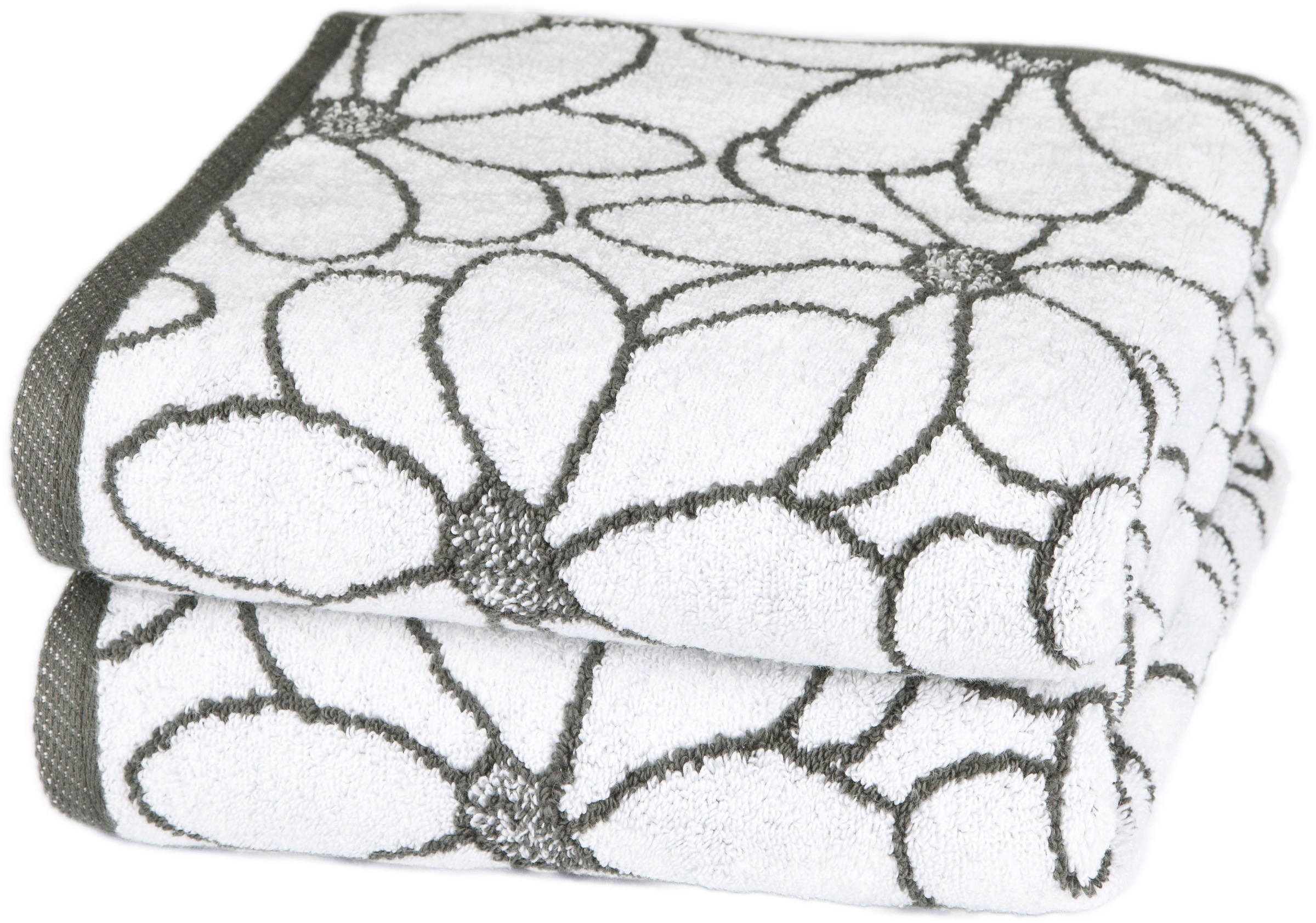 ROSS Handtücher "Blütenfond" aus feinster Mako-Baumwolle günstig online kaufen