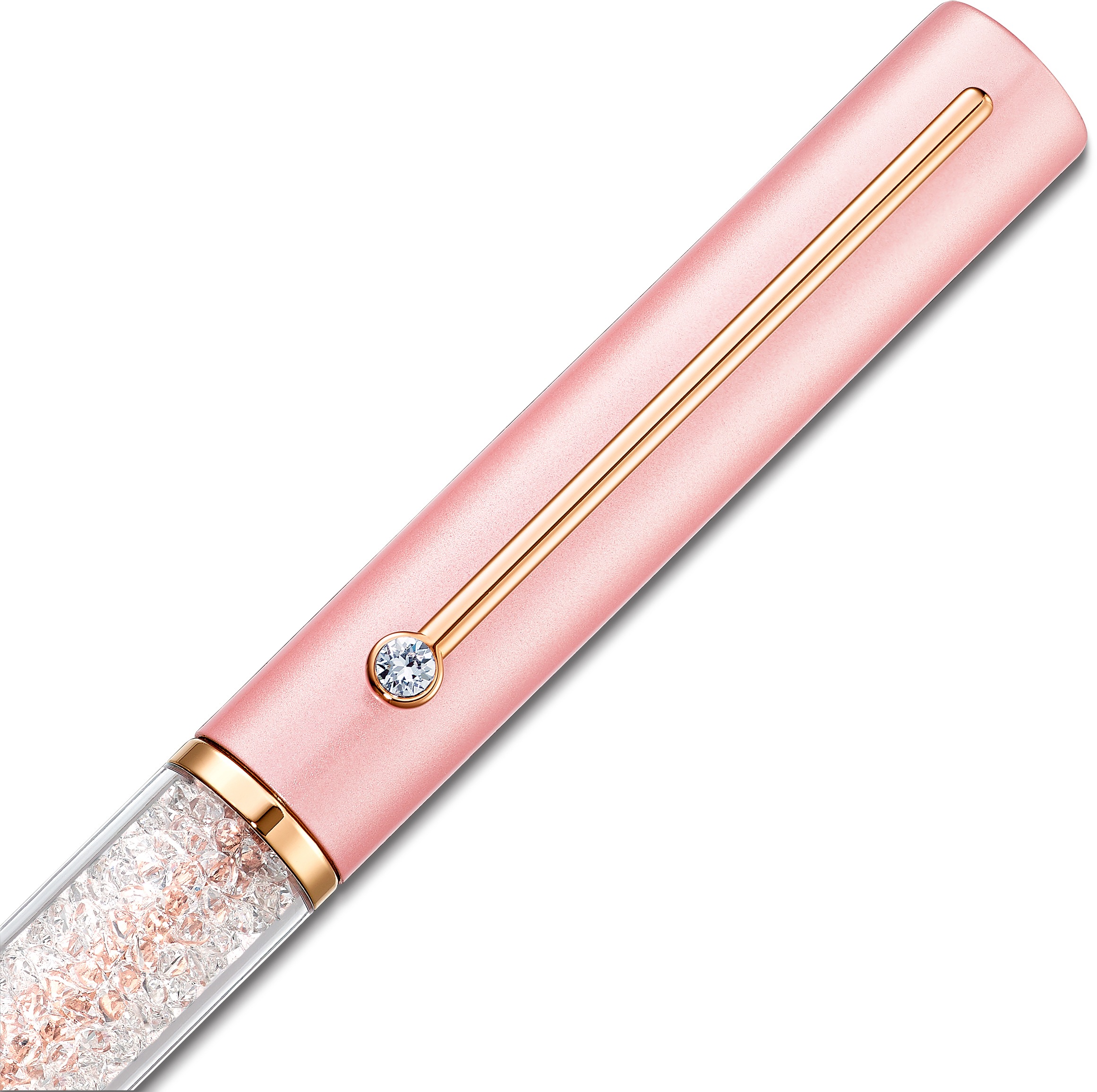 5568756« BAUR vergoldet, »Crystalline rosa, | Swarovski Kugelschreiber Gloss, Rosé